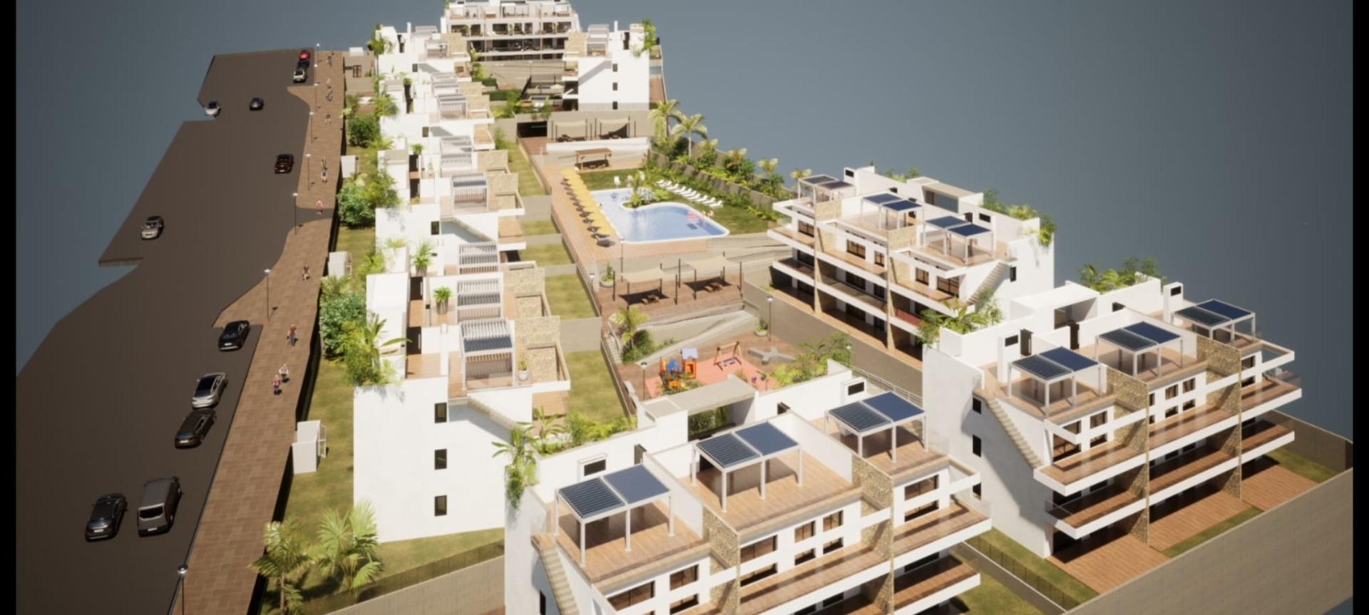 NEW BUILD RESIDENTIAL COMPLEX WITH THE SEA VIEW IN FINESTRAT