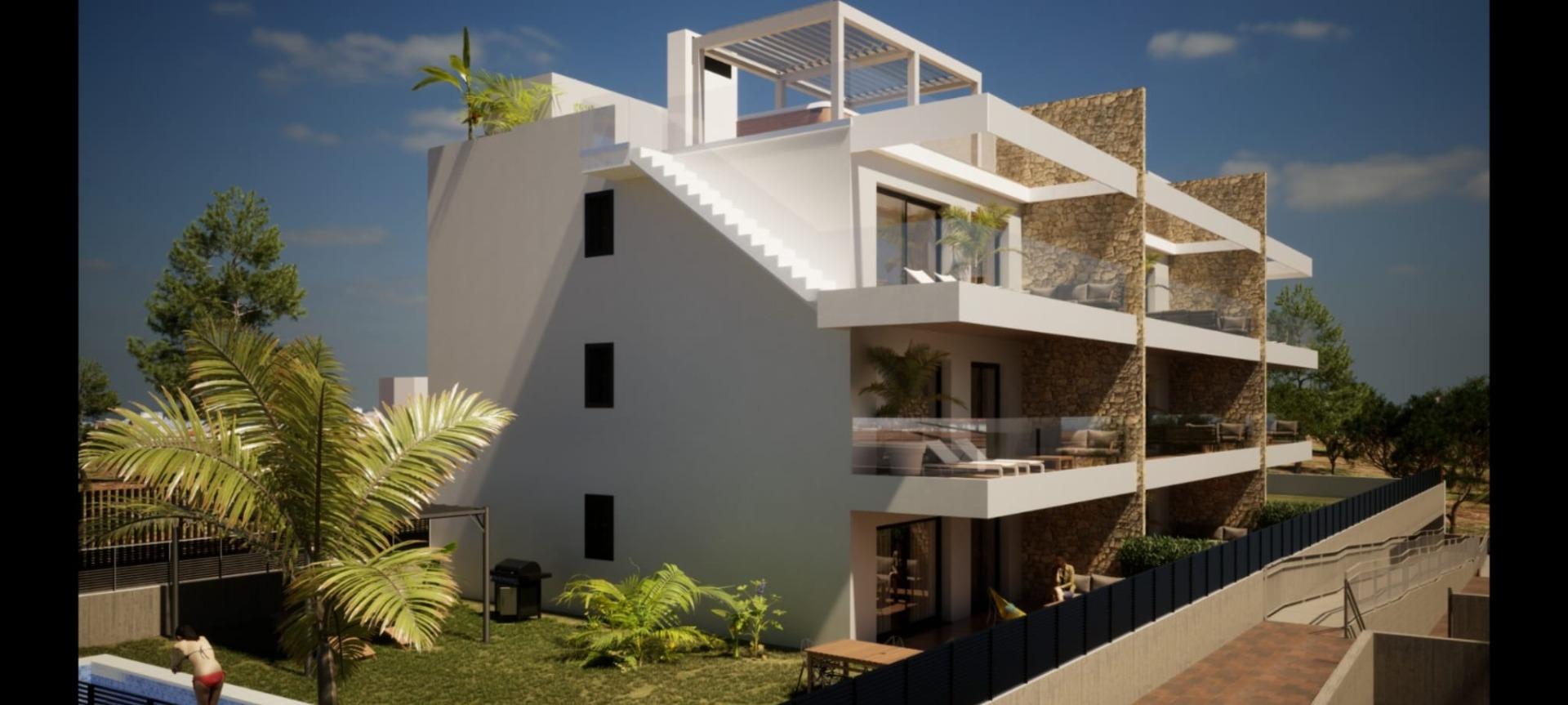 NEW BUILD RESIDENTIAL COMPLEX WITH THE SEA VIEW IN FINESTRAT