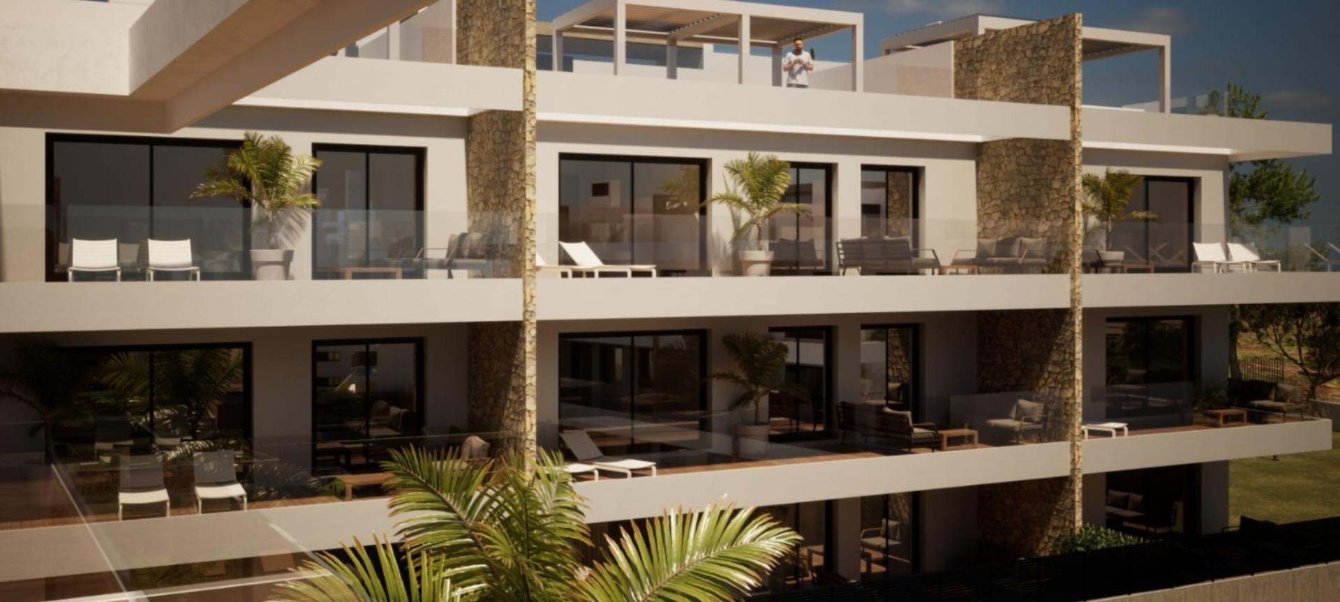 10-1 NEW BUILD RESIDENTIAL COMPLEX WITH THE SEA VIEW IN FINESTRAT