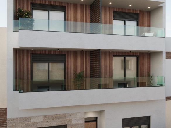 Modern, newly built apartments in the centre of Torrevieja, just 200 m from the sea