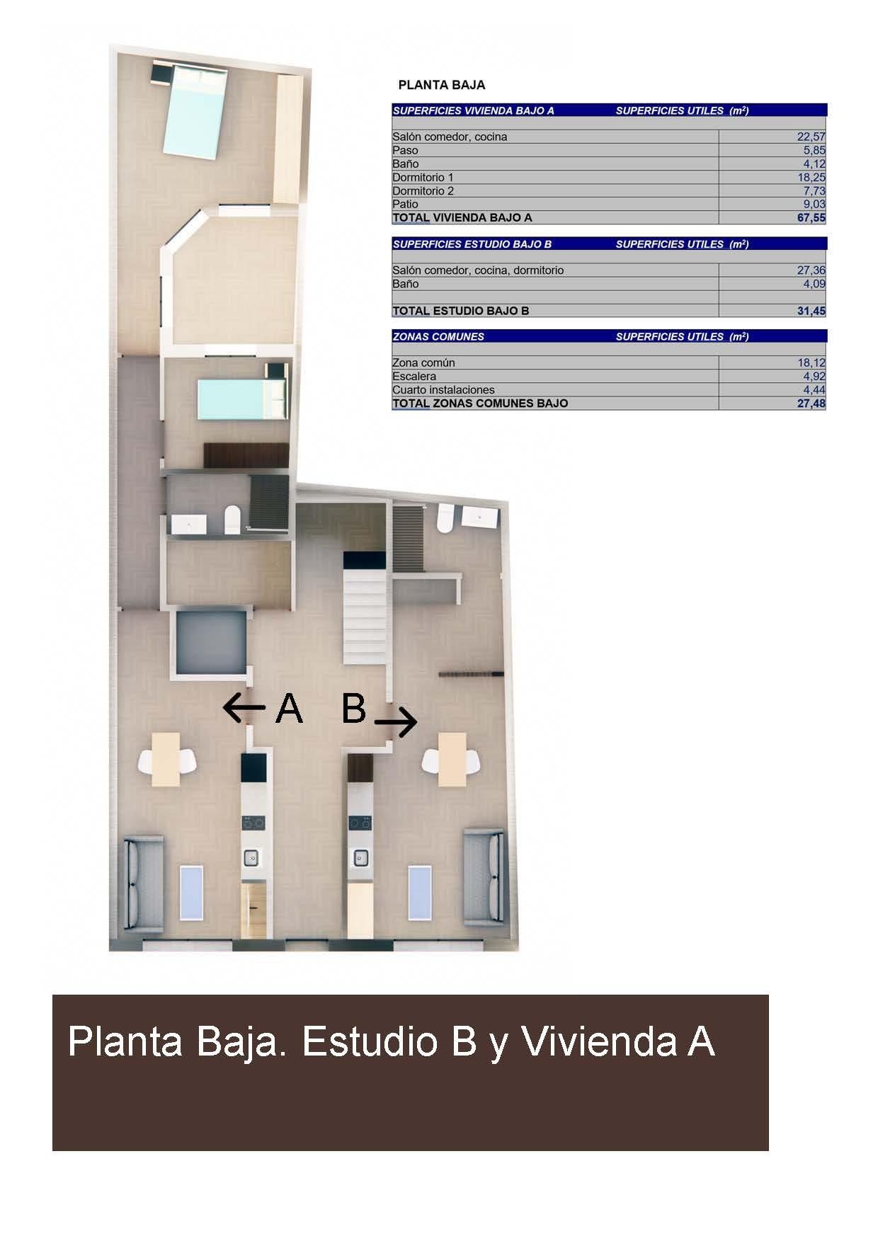 Modern, newly built apartments in the centre of Torrevieja, just 200 m from the sea