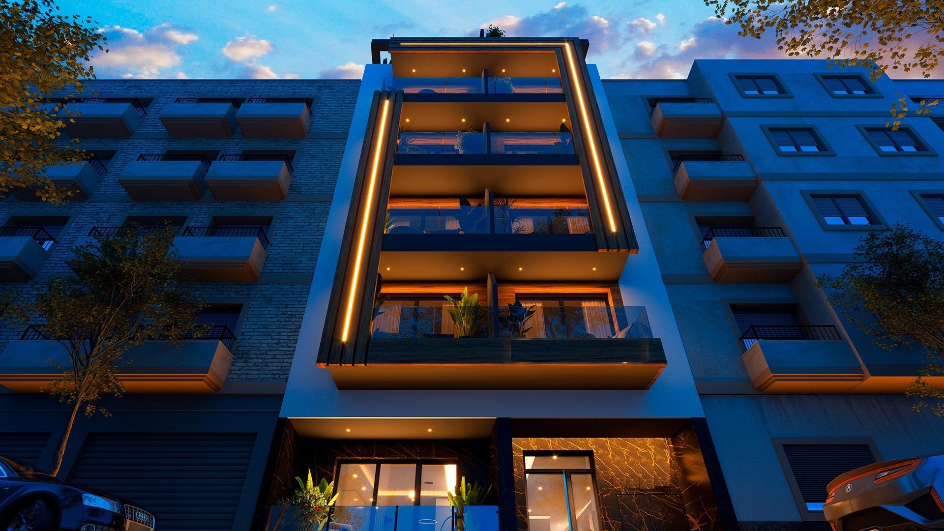 9-1 Modern Apartments Just 250m from Playa del Cura in Torrevieja