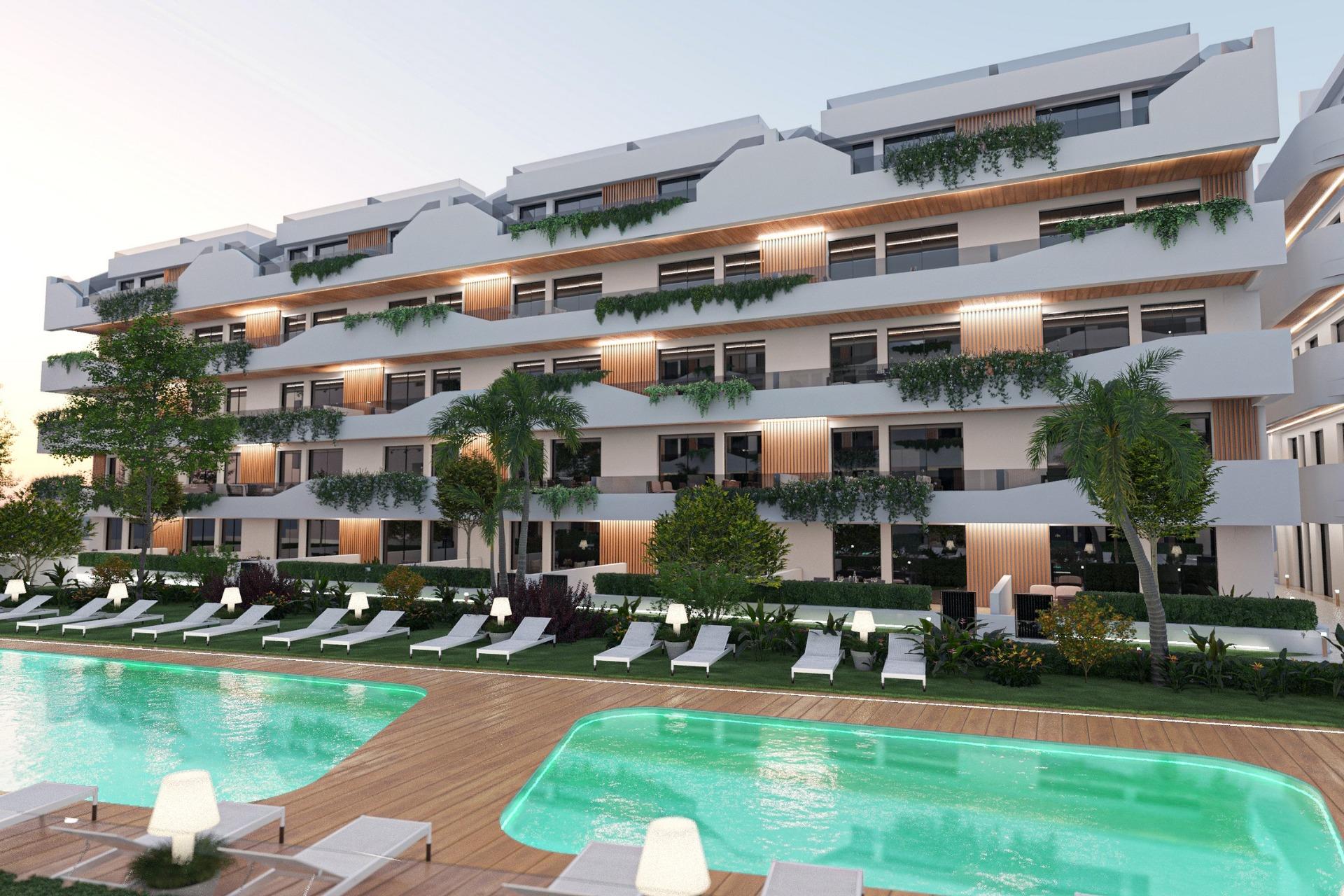 10-1 New Build Tourist Apartments in Santiago de la Ribera, San Javier – Just 750m from the Beach
