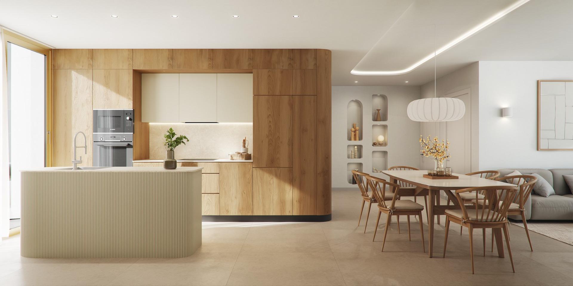 New Build Residential Complex in Los Alcázares on the Frontline of Serena Golf