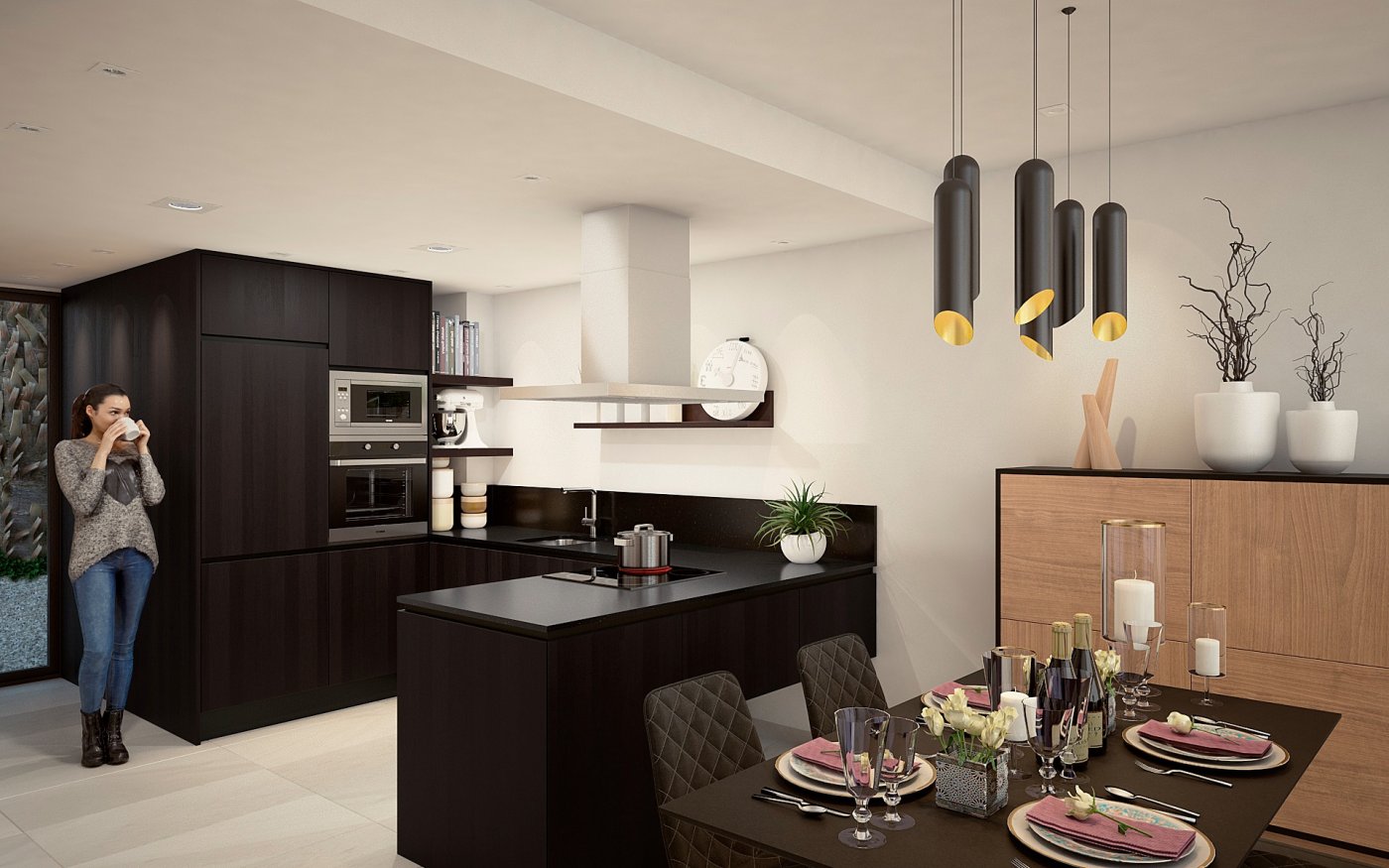 New Build Semi-Detached Villas with Private Pool in La Finca Golf Resort, Algorfa