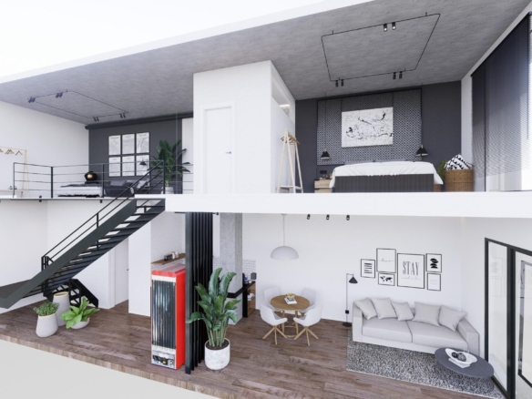 Modern Duplex Loft Apartments in the Heart of Alicante