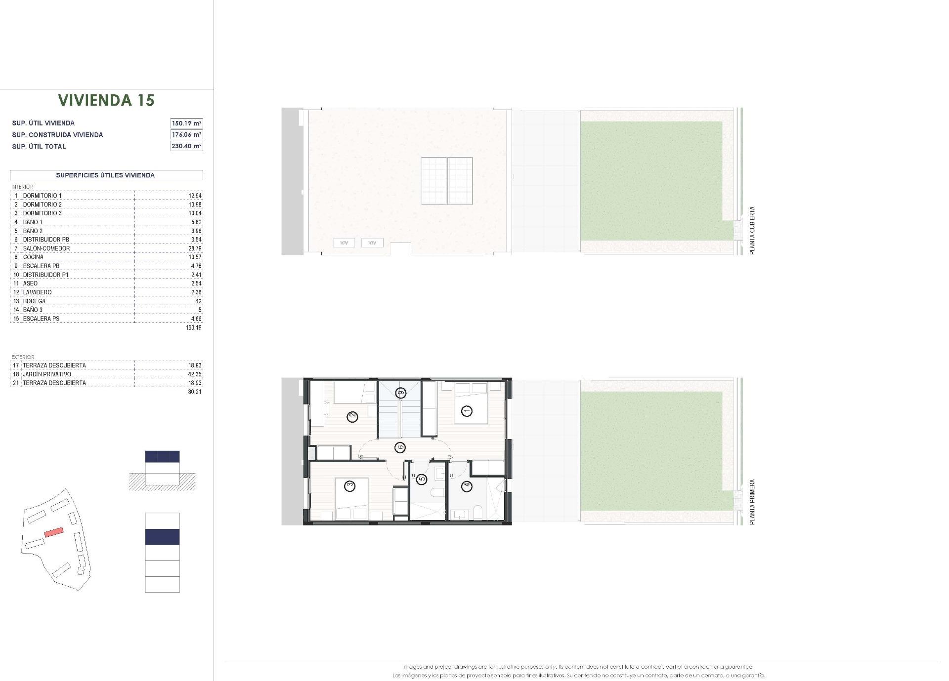 Modern 3 Bedroom Townhouses for Sale in Balcon de Finestrat Costa Blanca