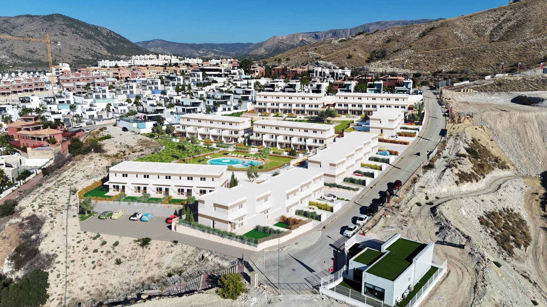 Modern 3 Bedroom Townhouses for Sale in Balcon de Finestrat Costa Blanca
