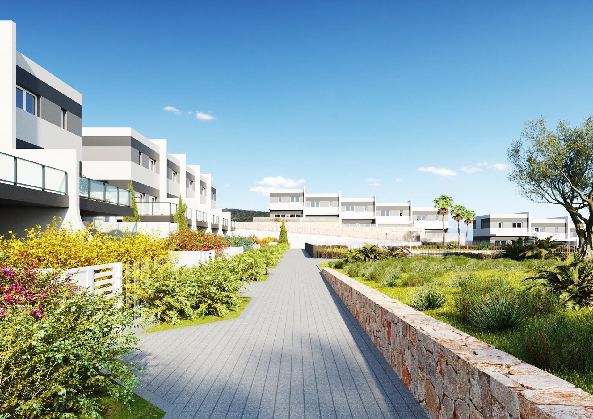Modern 3 Bedroom Townhouses for Sale in Balcon de Finestrat Costa Blanca