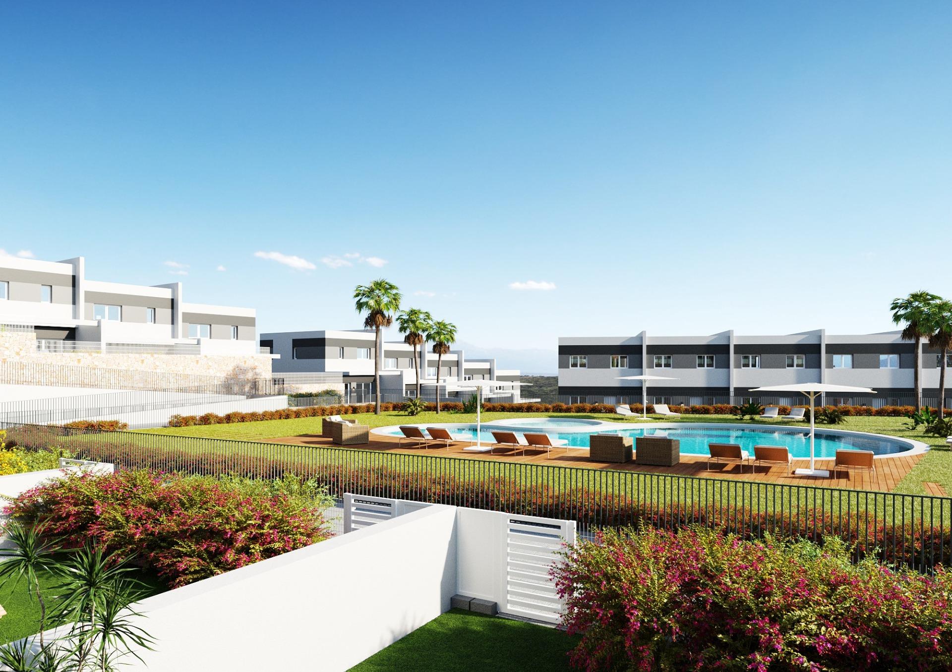 Modern 3 Bedroom Townhouses for Sale in Balcon de Finestrat Costa Blanca