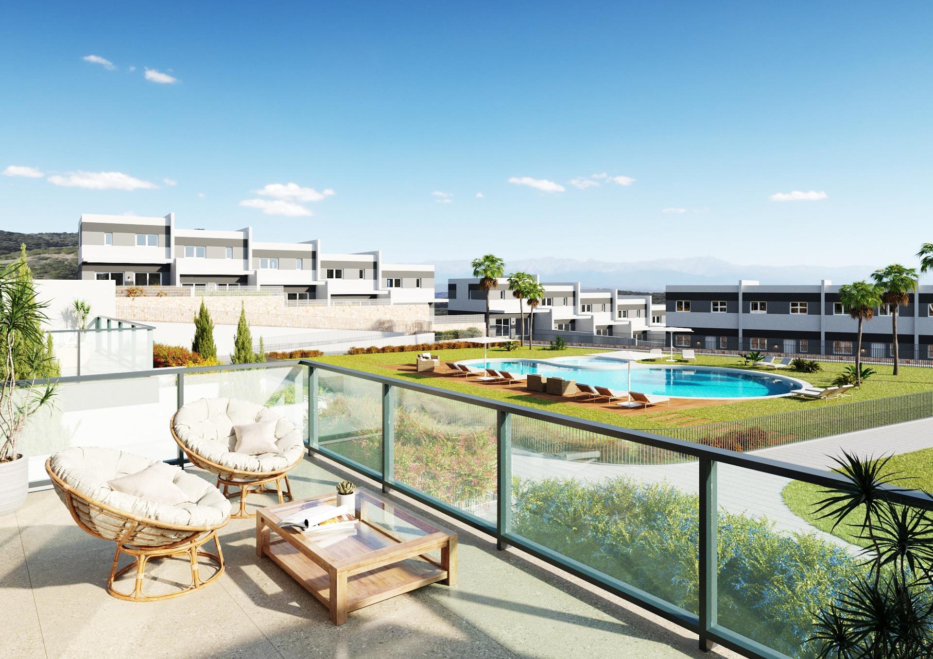 29-1 Modern 3 Bedroom Townhouses for Sale in Balcon de Finestrat Costa Blanca