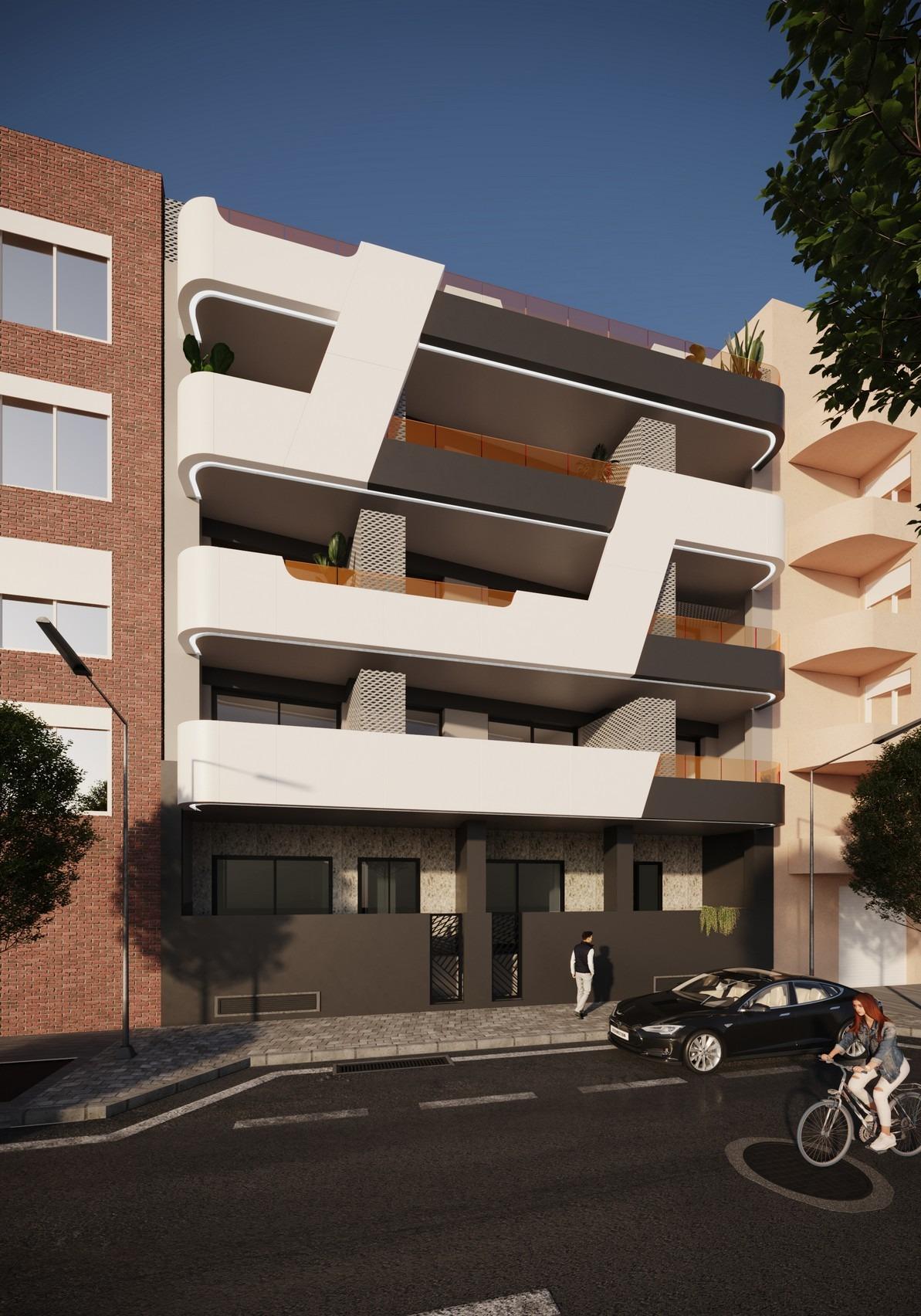New Build Apartments in the Heart of Torrevieja Just 400 m from Playa del Cura