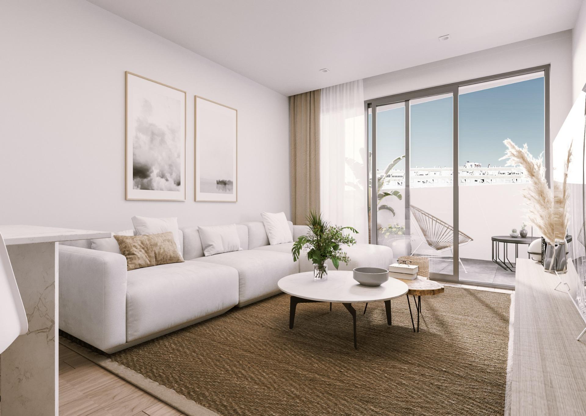 New Build Apartments in the Heart of Torrevieja Just 400 m from Playa del Cura