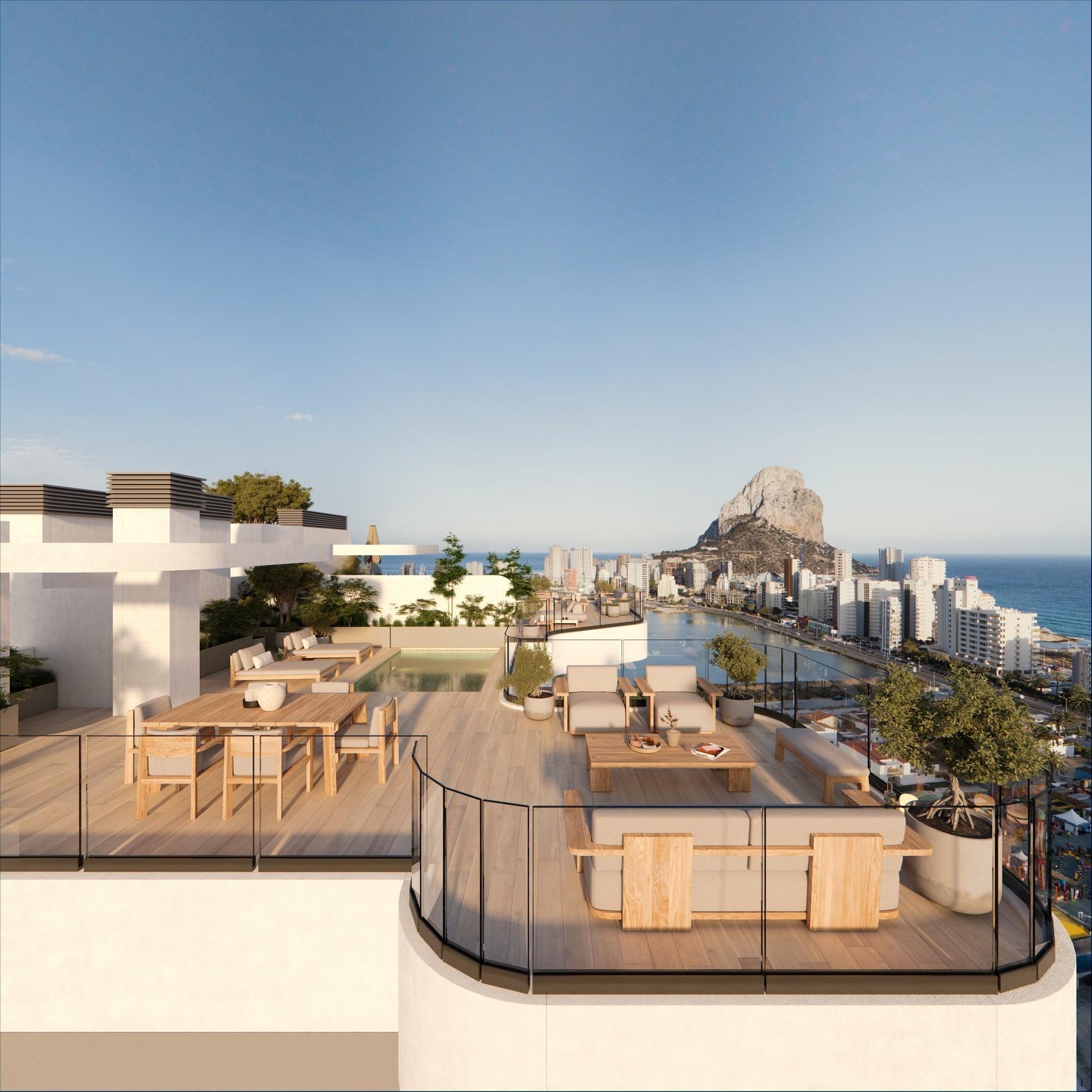 Modern New Build Homes in Calpe Just 450 m from Playa del Cantal Roig