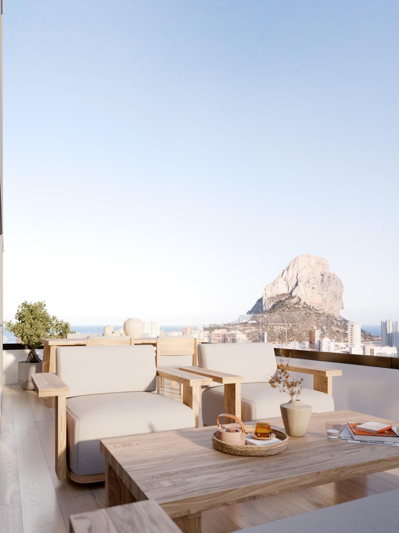 Modern New Build Homes in Calpe Just 450 m from Playa del Cantal Roig