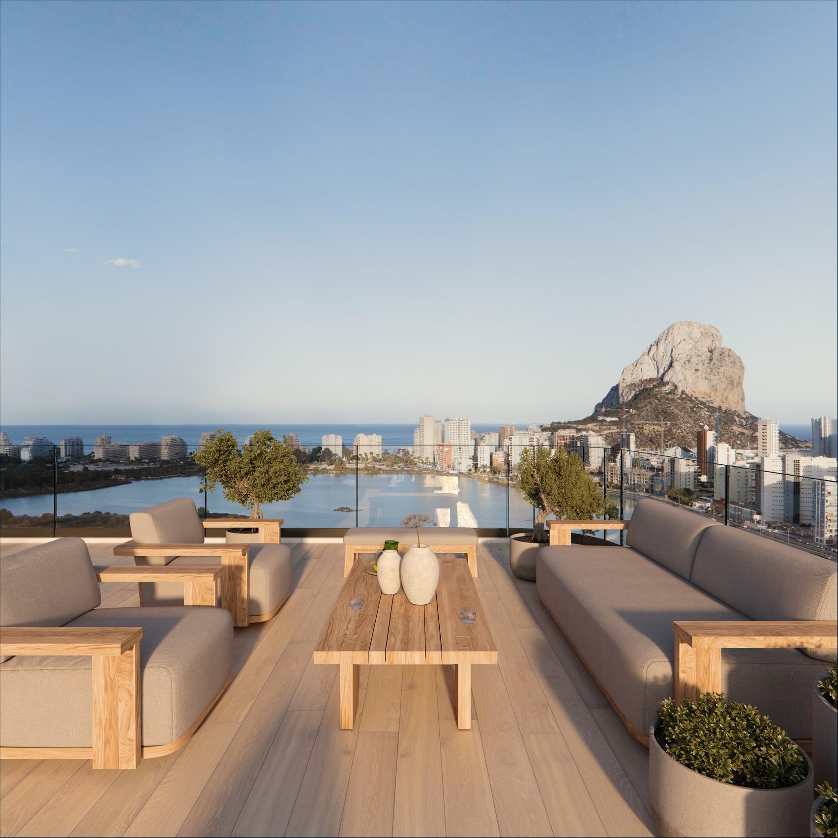 Modern New Build Homes in Calpe Just 450 m from Playa del Cantal Roig