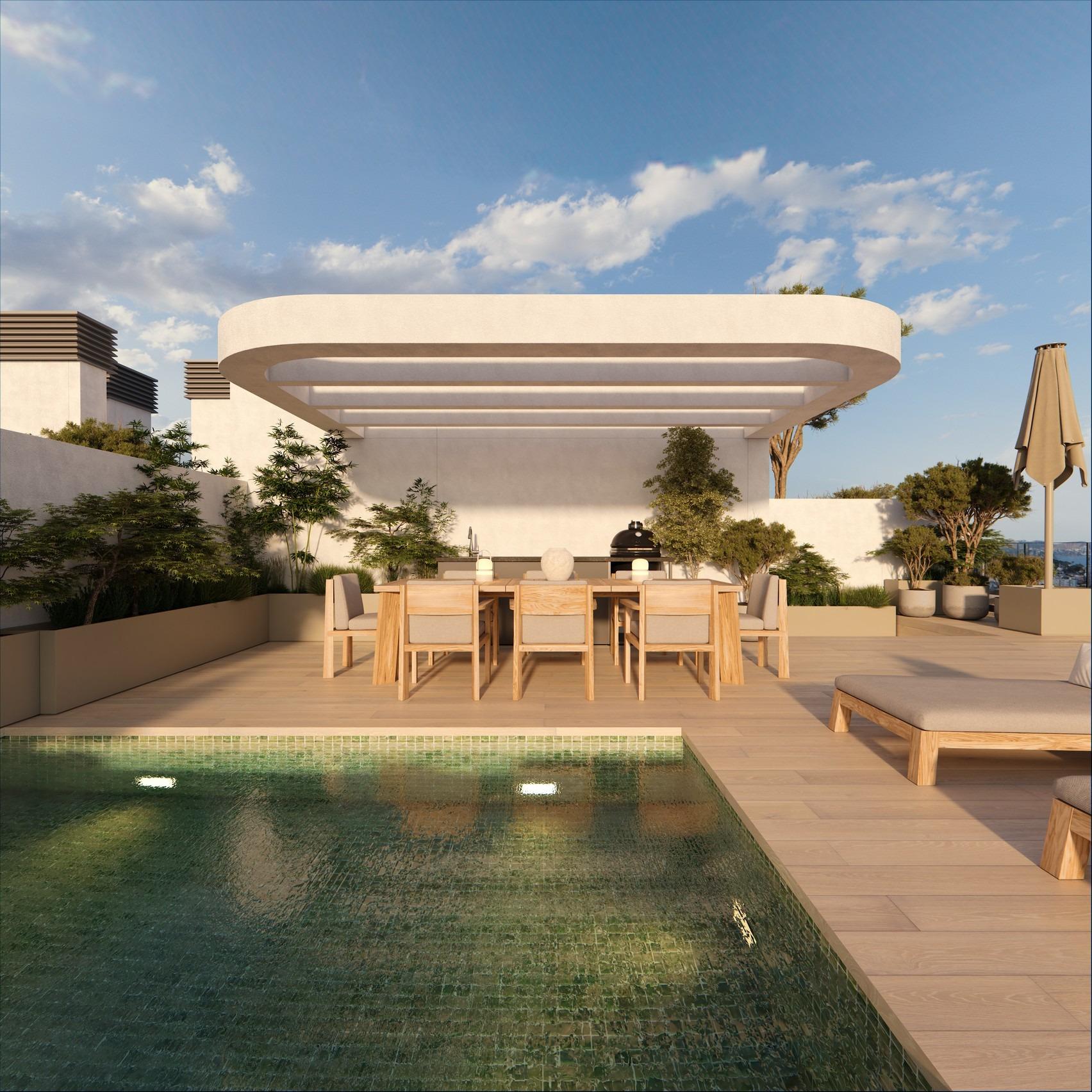 Modern New Build Homes in Calpe Just 450 m from Playa del Cantal Roig