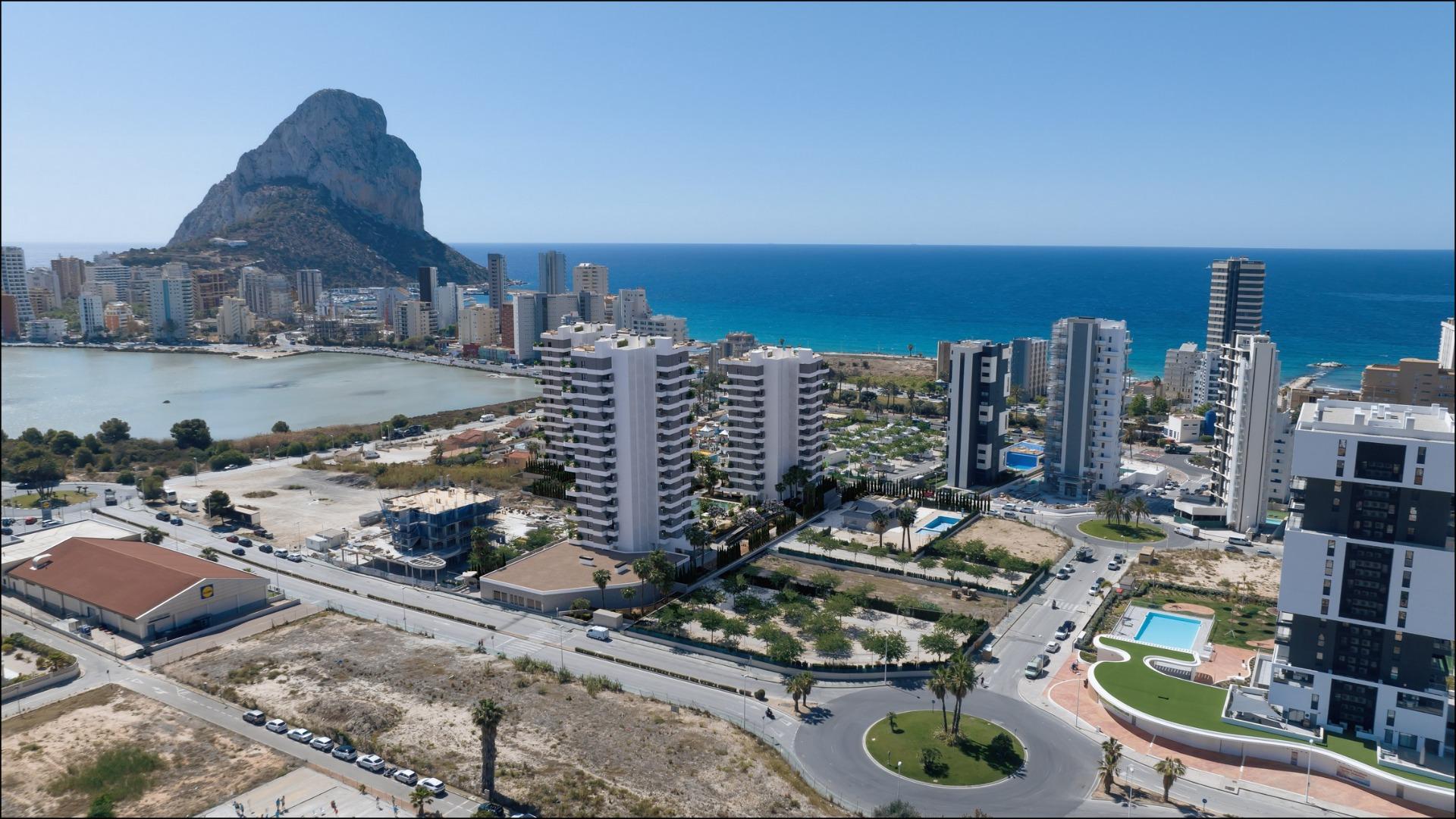 Modern New Build Homes in Calpe Just 450 m from Playa del Cantal Roig