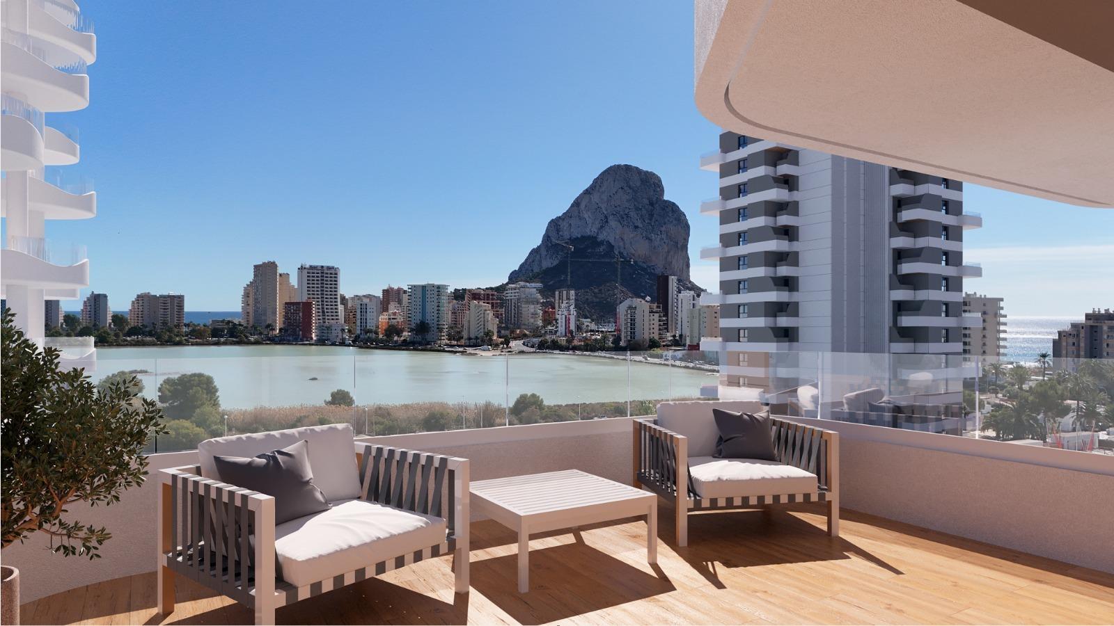 Modern New Build Homes in Calpe Just 450 m from Playa del Cantal Roig
