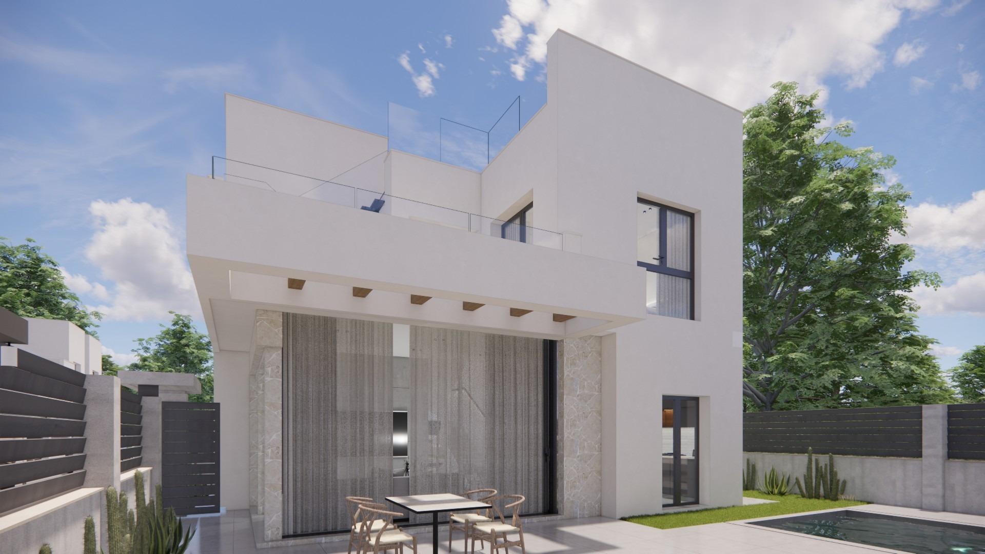 21-1 Modern New Build Villas in La Herrada Los Montesinos With Private Pool