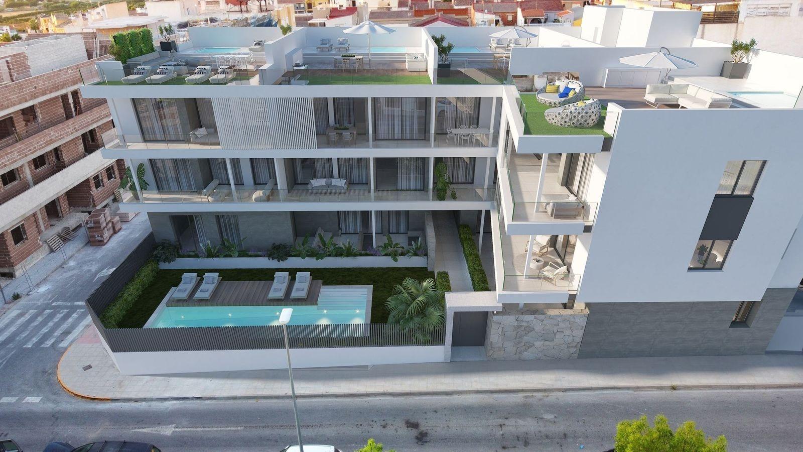 20-1 New Build Apartments in Benijofar with a central location