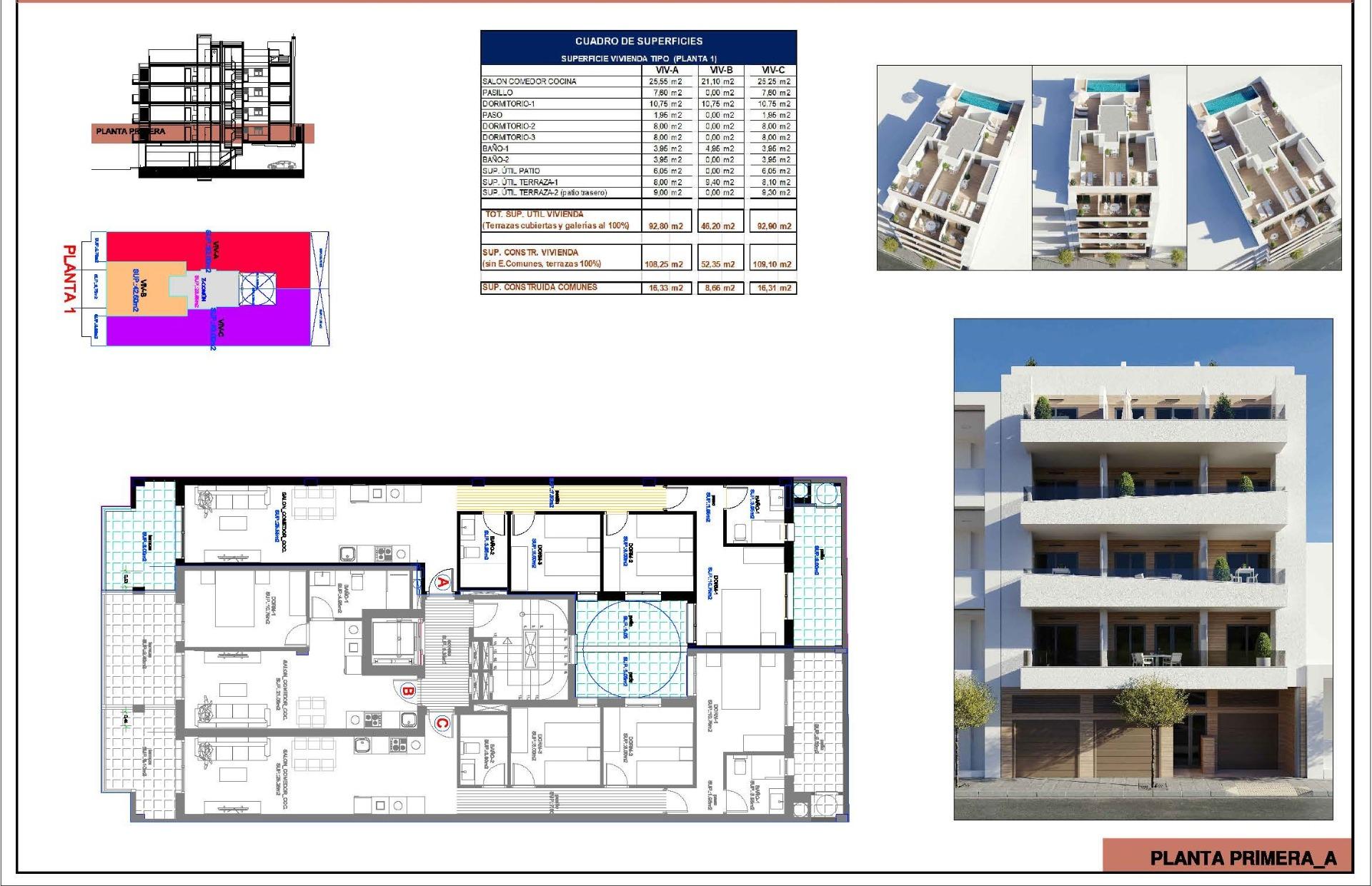 Newly built apartments in Torrevieja Just 600 metres from Playa del Cura beach