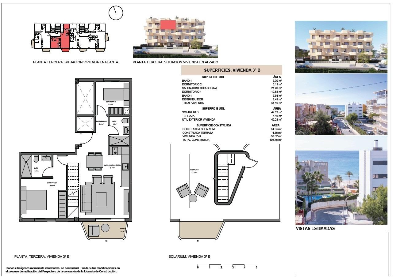 New Build Apartments with Sea Views in Muchavista, El Campello