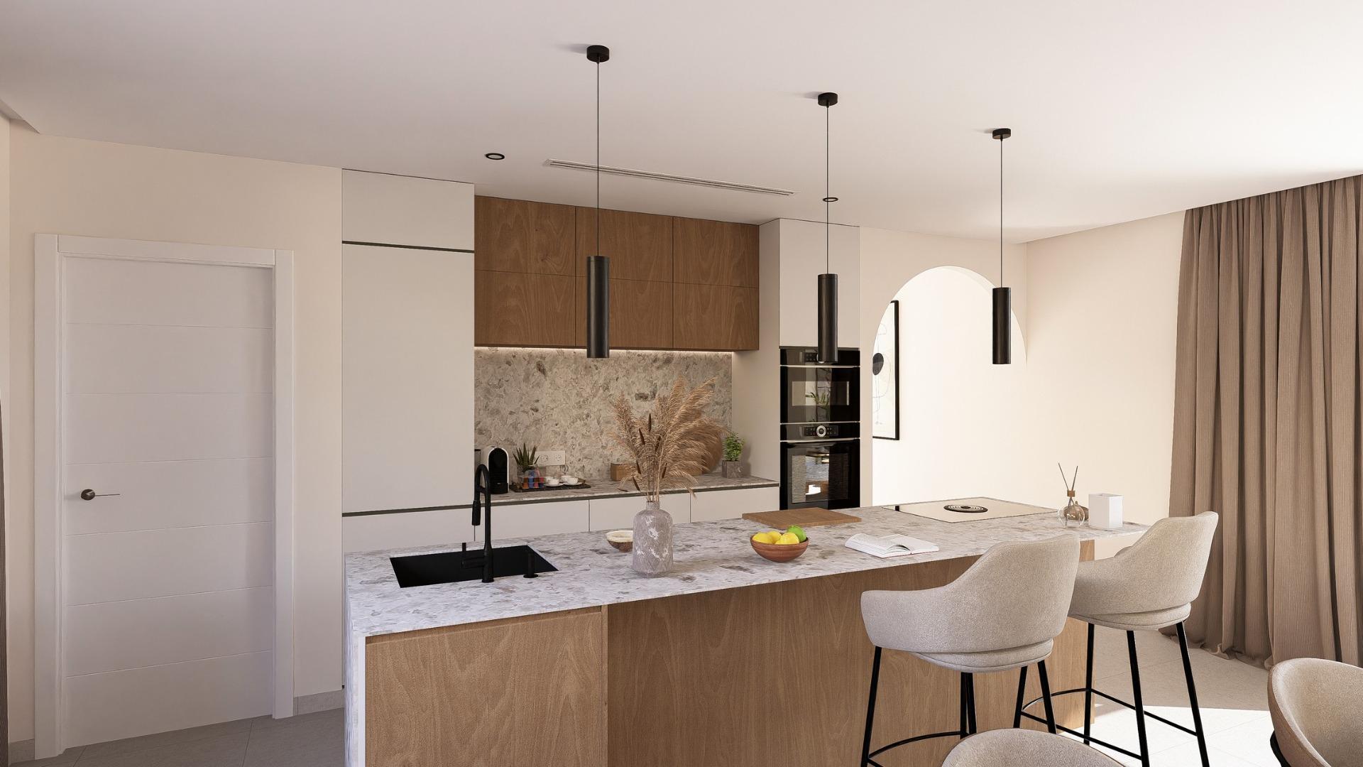 Contemporary One Level Villas in Altaona Golf Resort Murcia