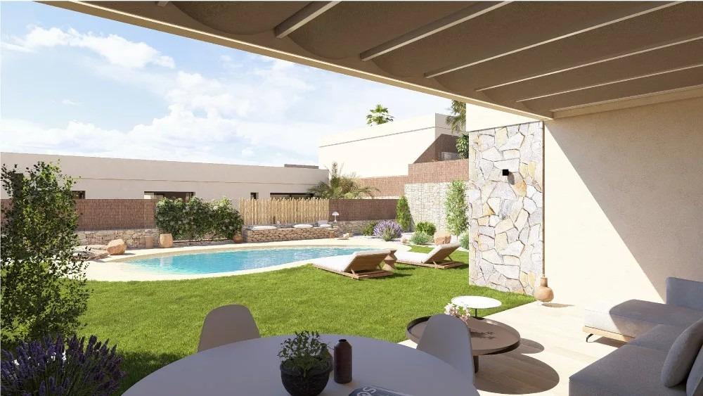 8-1 Contemporary One Level Villas in Altaona Golf Resort Murcia