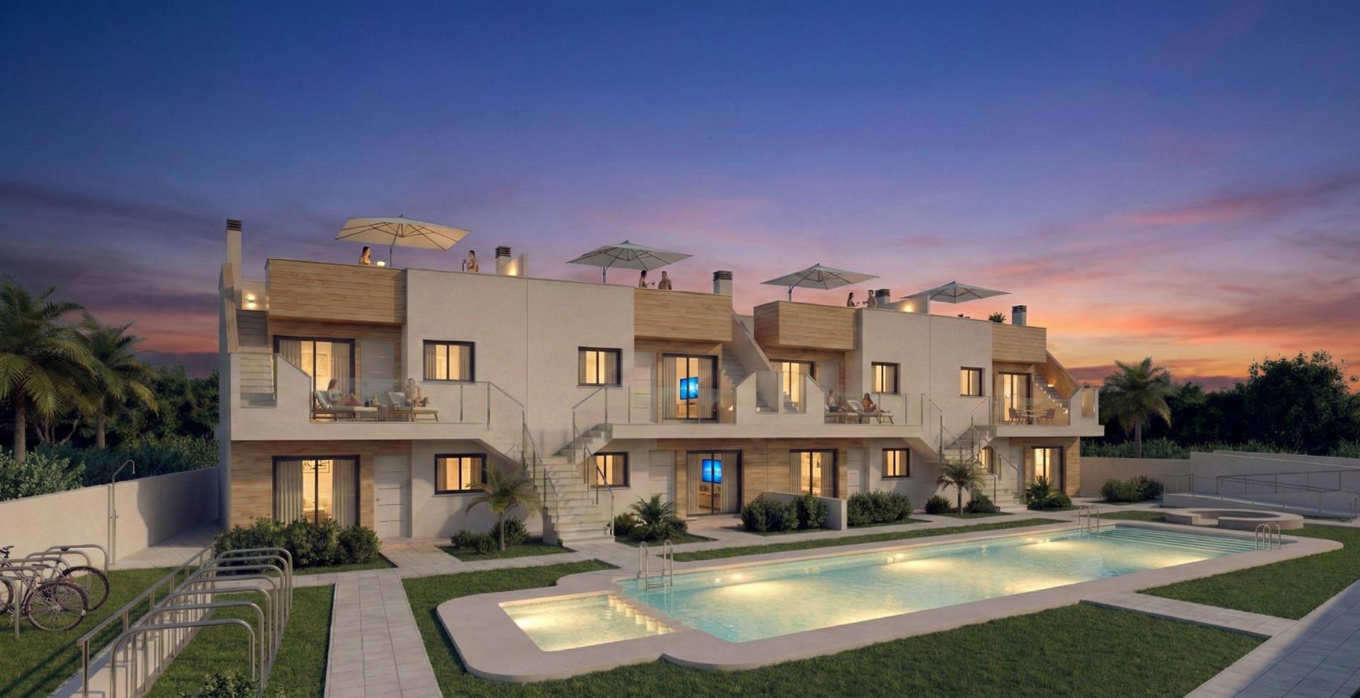 8-1 Modern Apartments and Penthouses with Solarium in San Javier Near Mar Menor