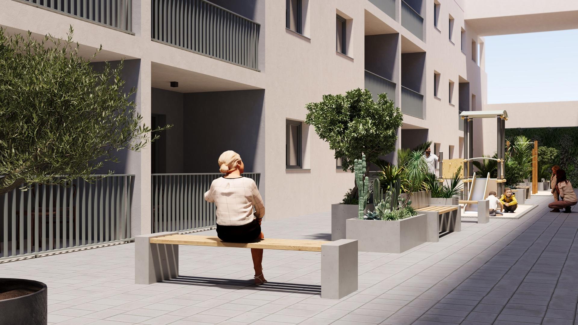 Modern New Build Apartments in the Center of San Miguel de Salinas