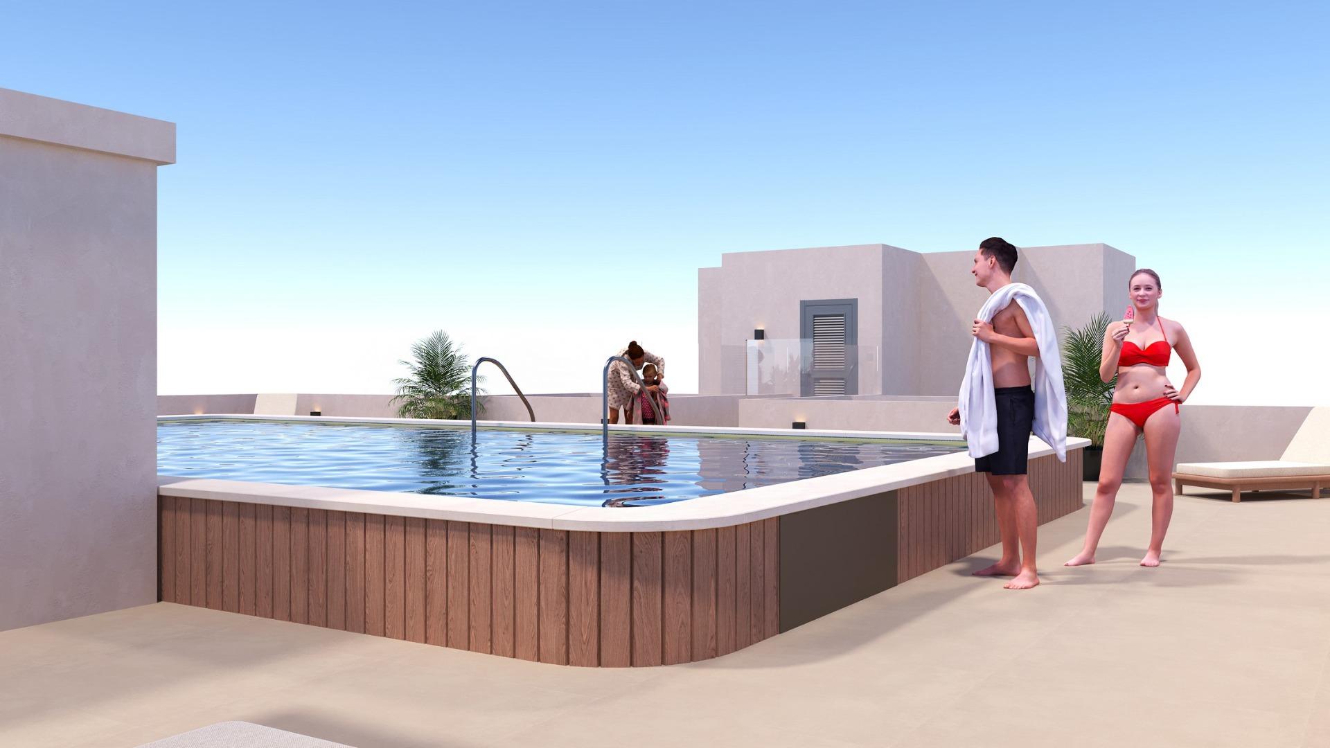Modern New Build Apartments in the Center of San Miguel de Salinas