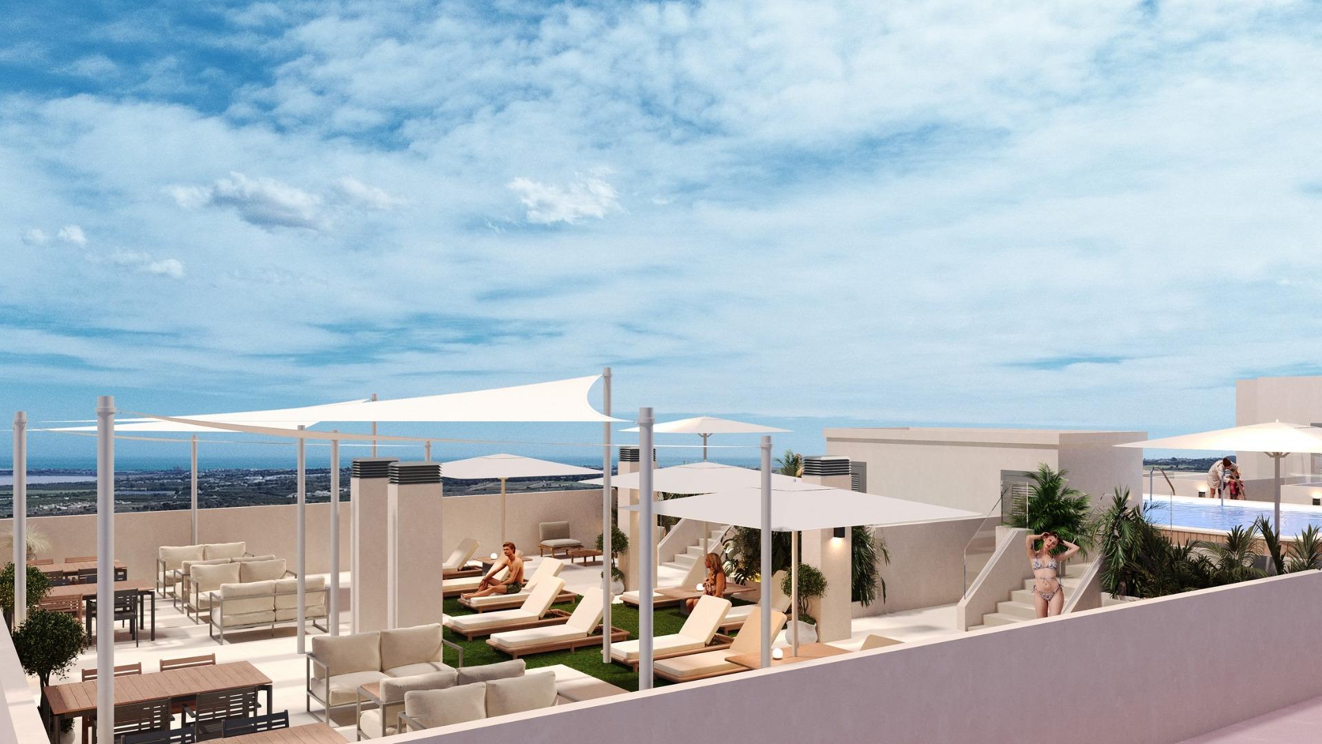 Modern New Build Apartments in the Center of San Miguel de Salinas
