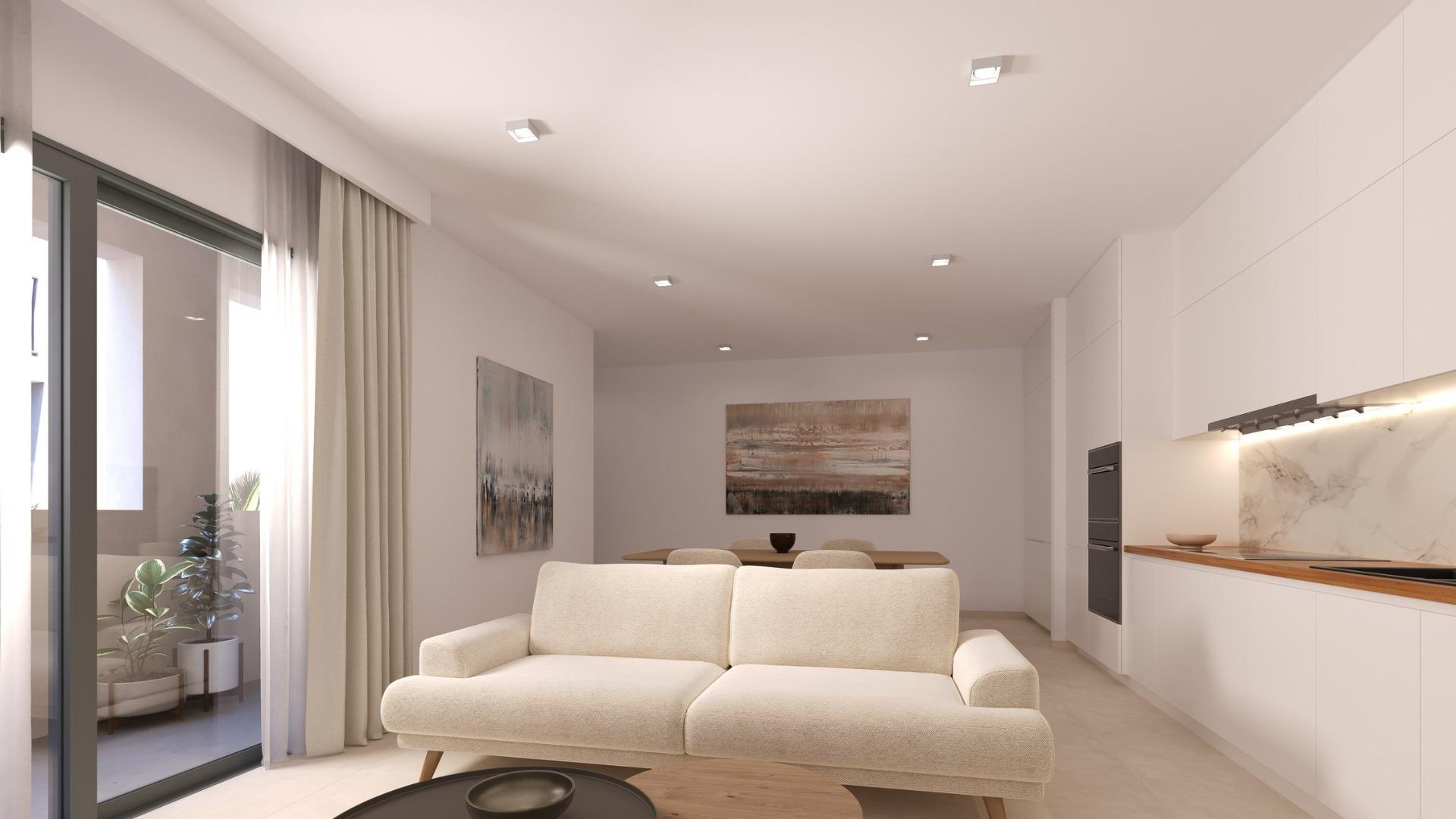 Modern New Build Apartments in the Center of San Miguel de Salinas