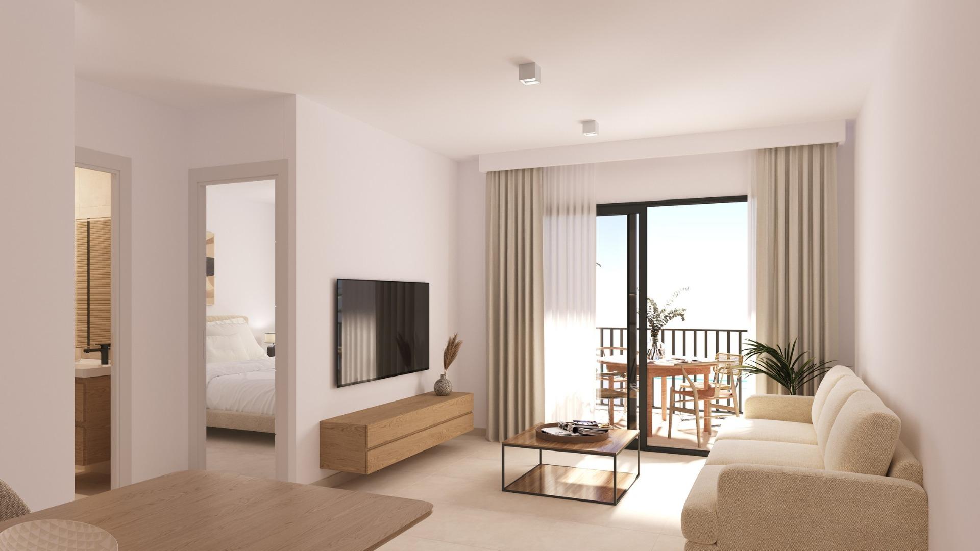 Modern New Build Apartments in the Center of San Miguel de Salinas