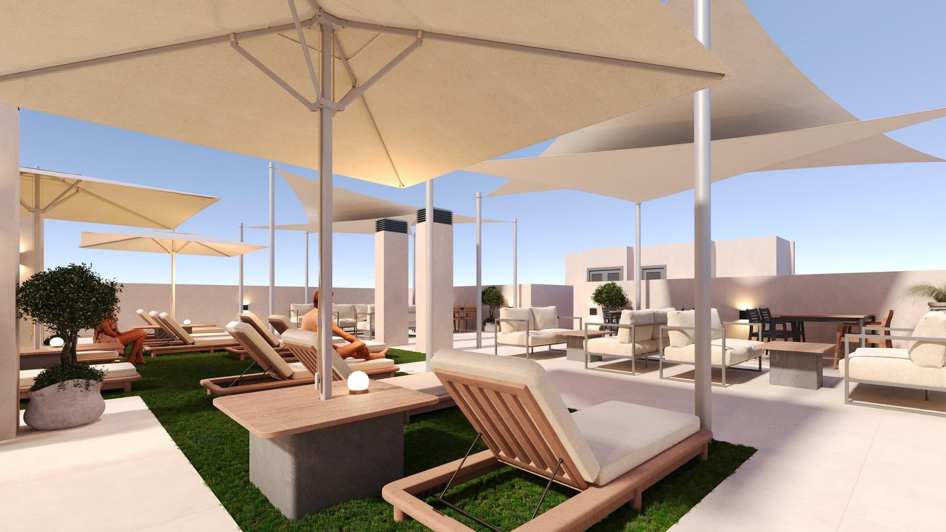 Modern New Build Apartments in the Center of San Miguel de Salinas