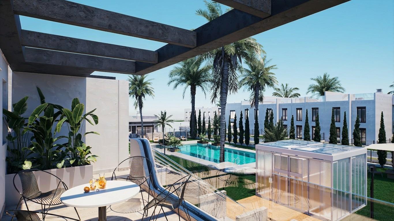 29-1 New Build Bungalows with Garden or Solarium Near the Beach in Pilar de la Horadada