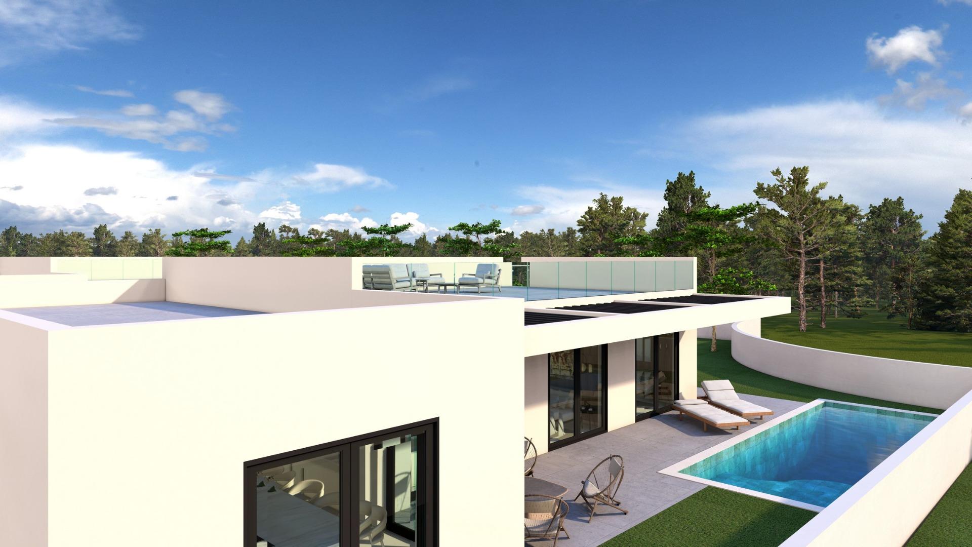 6-1 Luxury New Build Villas with in Finestrat near Benidorm