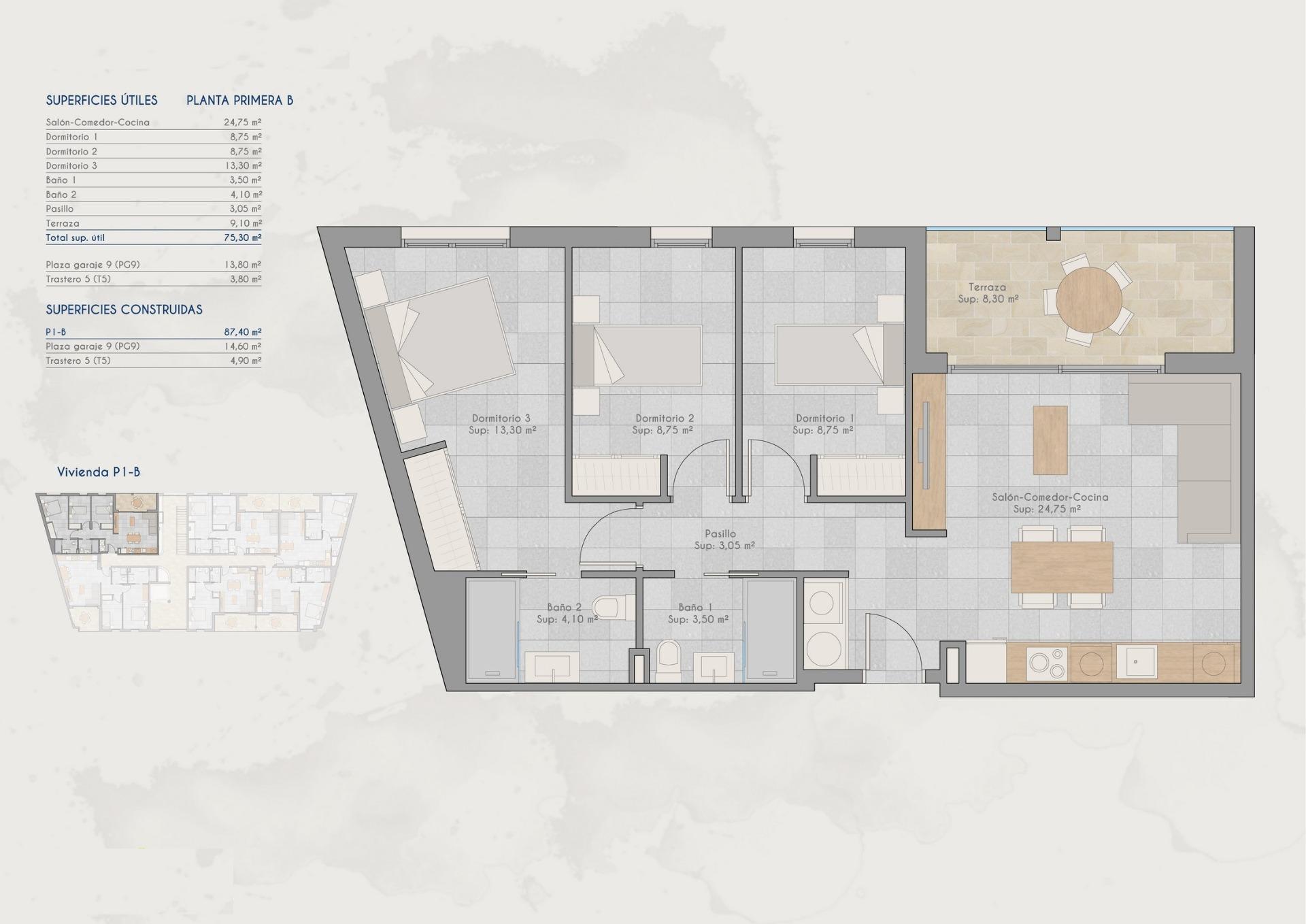 New Build Apartments for Sale in Lo Pagan (San Pedro del Pinatar) Near the Beach