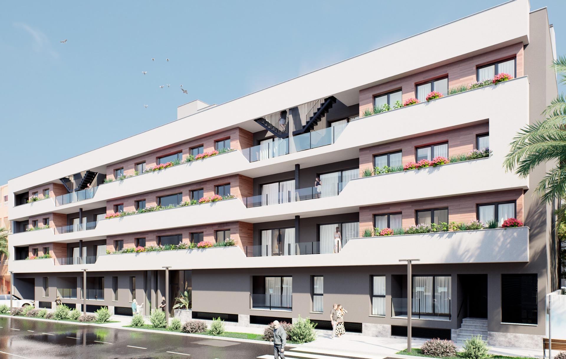 11-1 New Build Apartments for Sale in Lo Pagan (San Pedro del Pinatar) Near the Beach