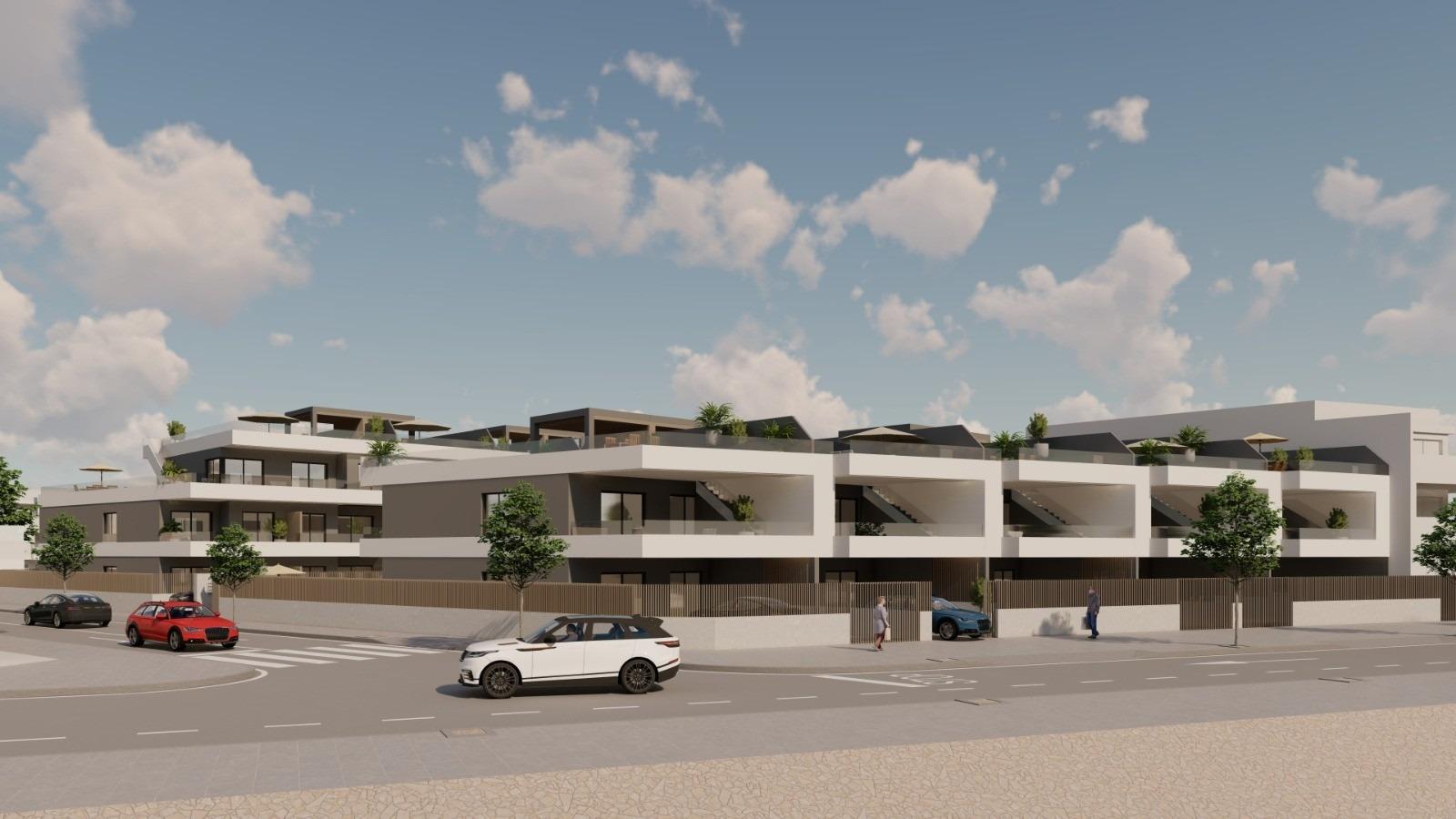 12-1 New Build Apartments and Bungalows for Sale in Pilar de la Horadada Near the Beach