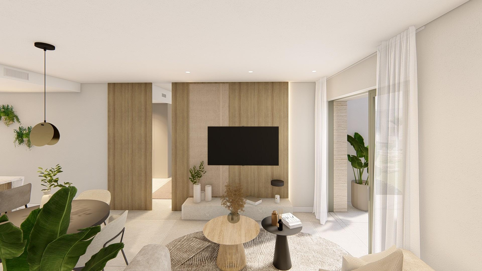New Build Resort Apartments at La Serena Golf-Los Alcazares Near the Beach