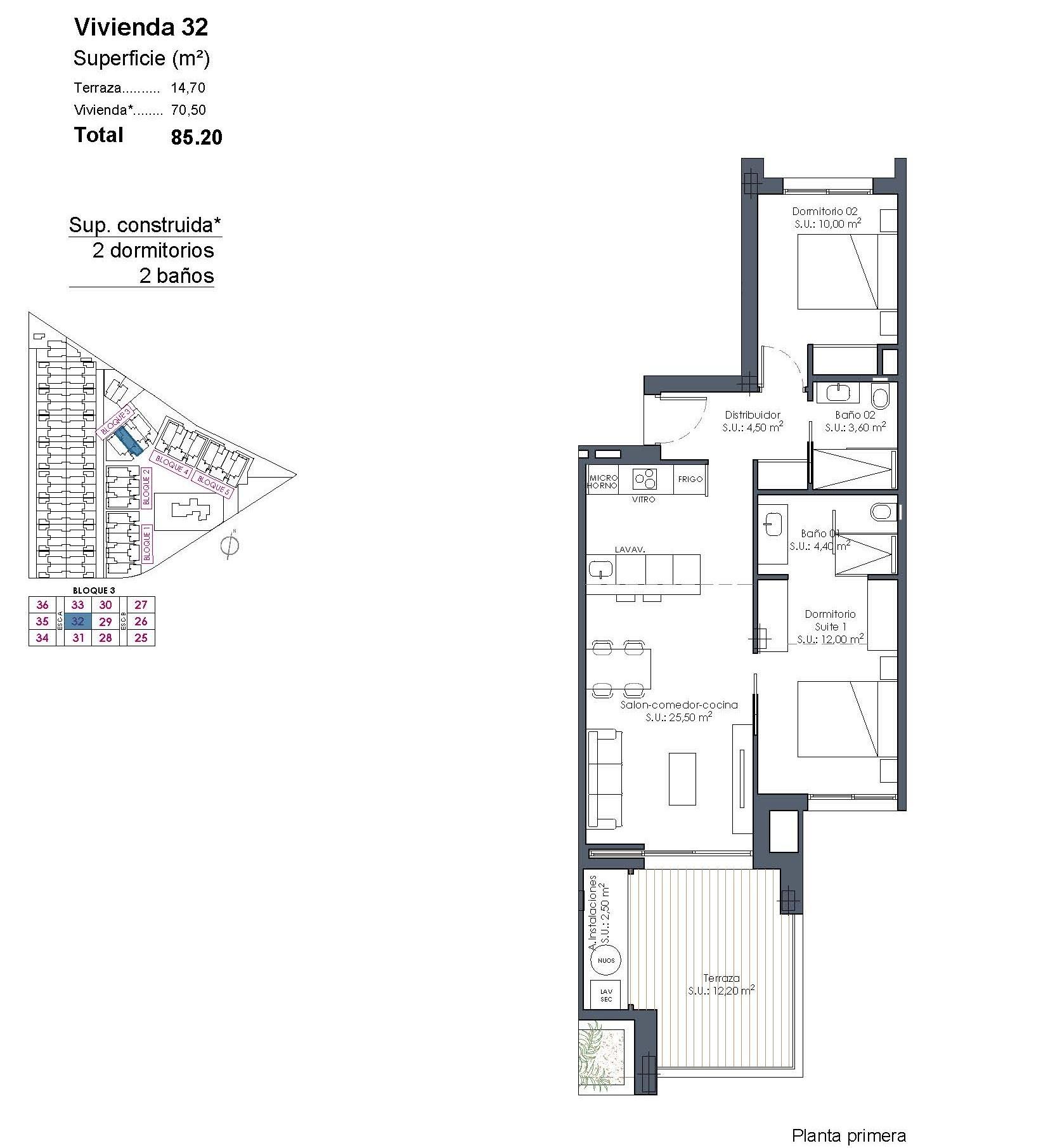 New Build Resort Apartments at La Serena Golf-Los Alcazares Near the Beach