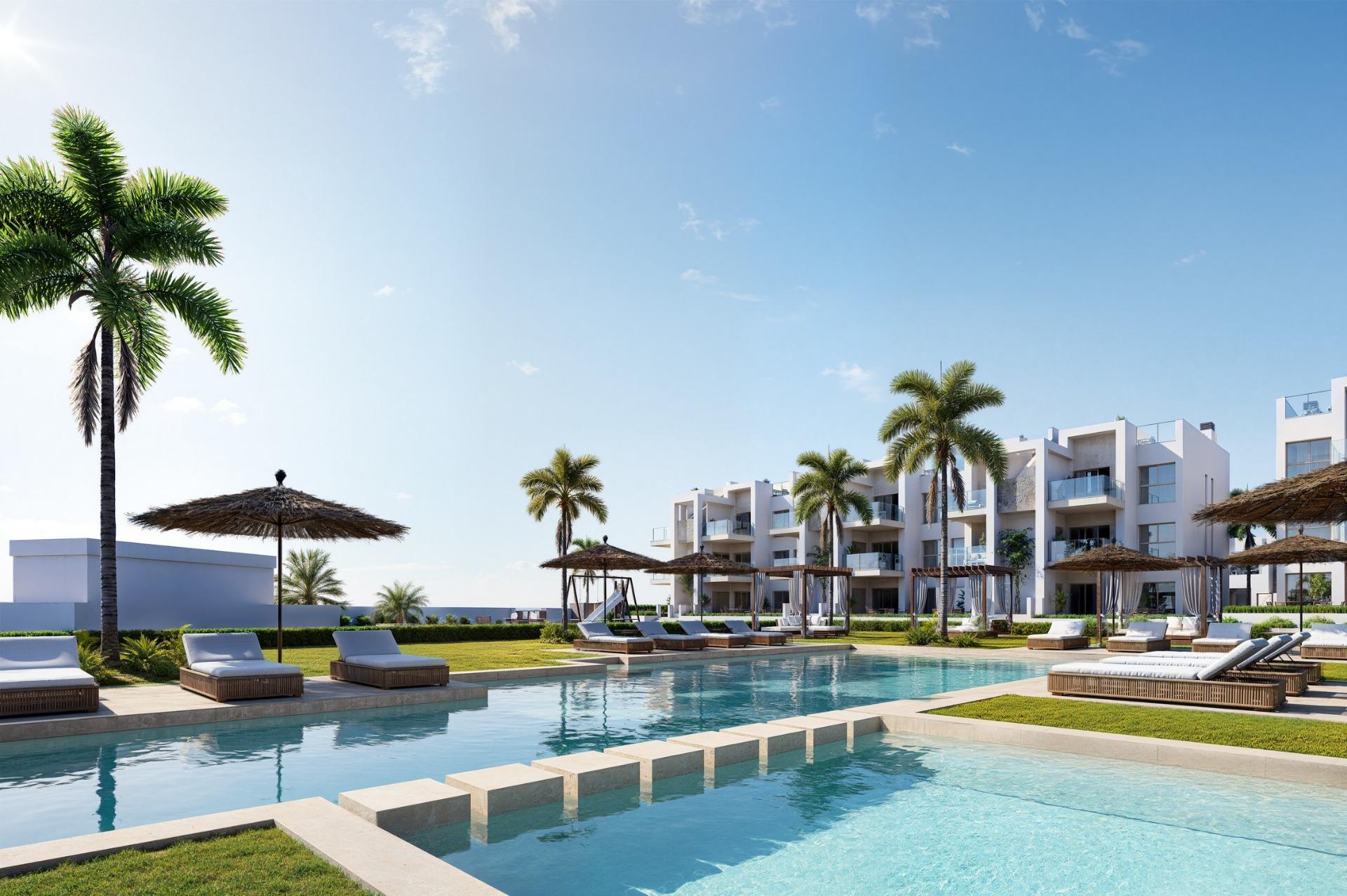 25-1 New Build Resort Apartments at La Serena Golf-Los Alcazares Near the Beach
