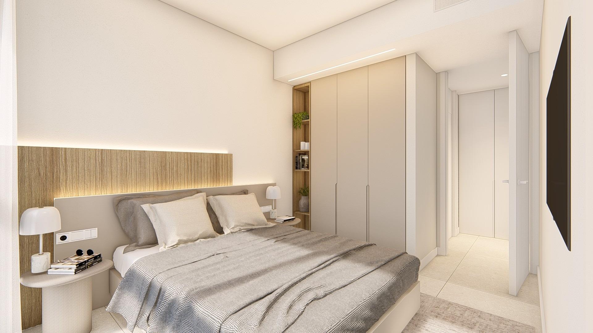 New Build Resort Apartments at La Serena Golf-Los Alcazares Near the Beach