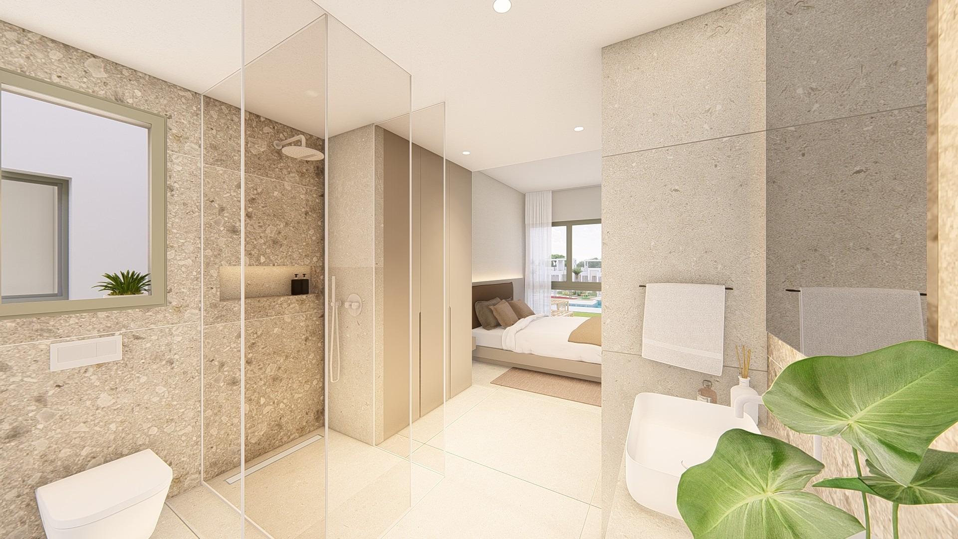 New Build Resort Apartments at La Serena Golf-Los Alcazares Near the Beach