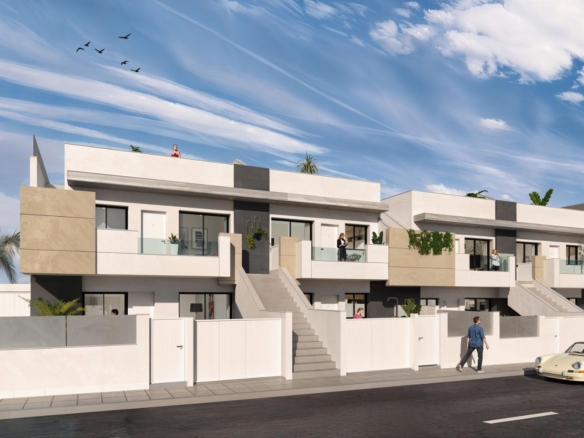 Modern New Build Bungalows for Sale in San Pedro del Pinatar Near the Beach