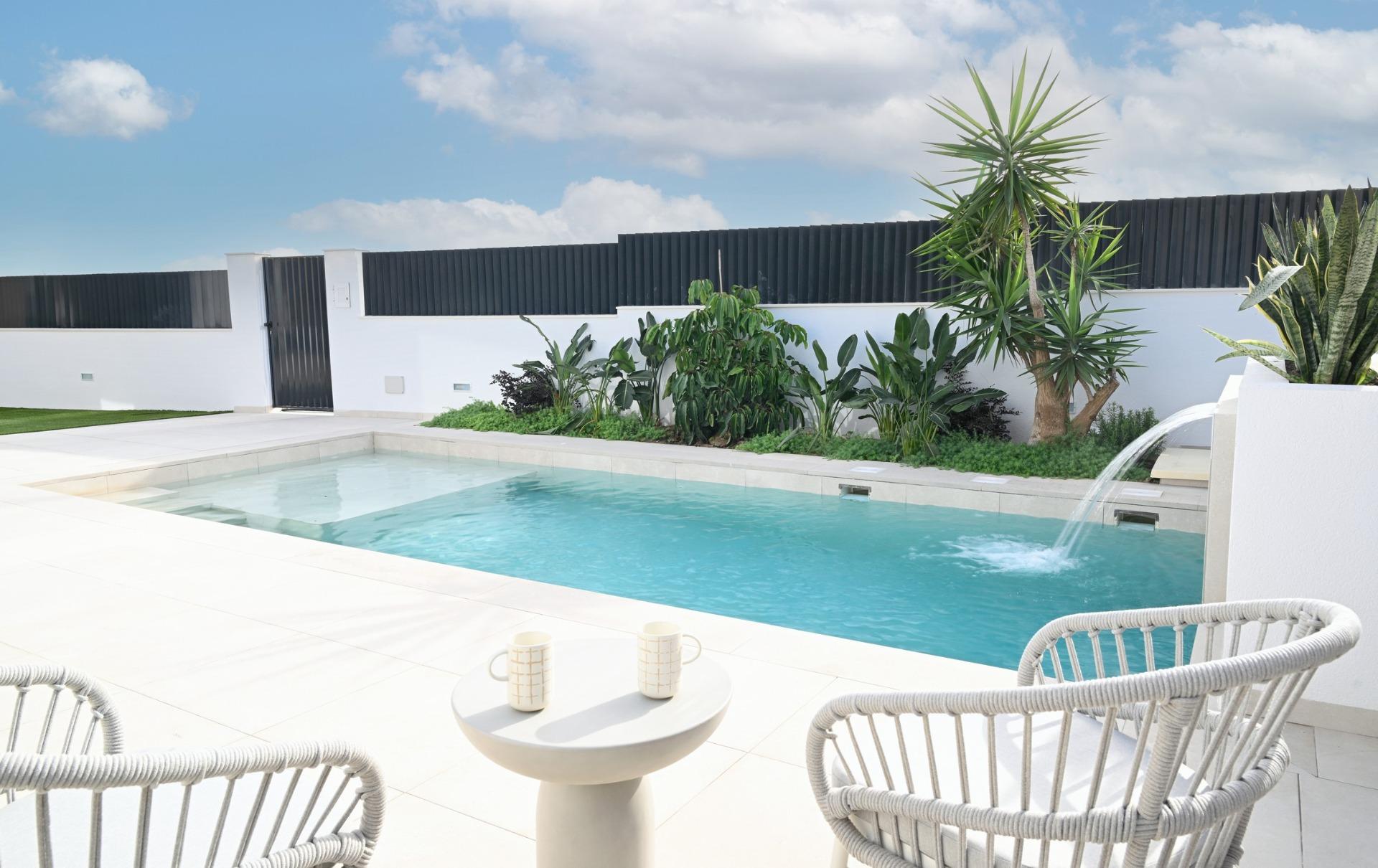 New Build Villas in Altaona Golf Resort Murcia with Private Pool and Mountain Views