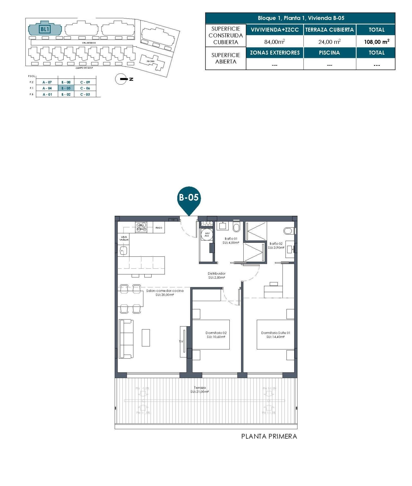 New Build Golf Front Apartments and Villas in La Serena Golf Los Alcazares