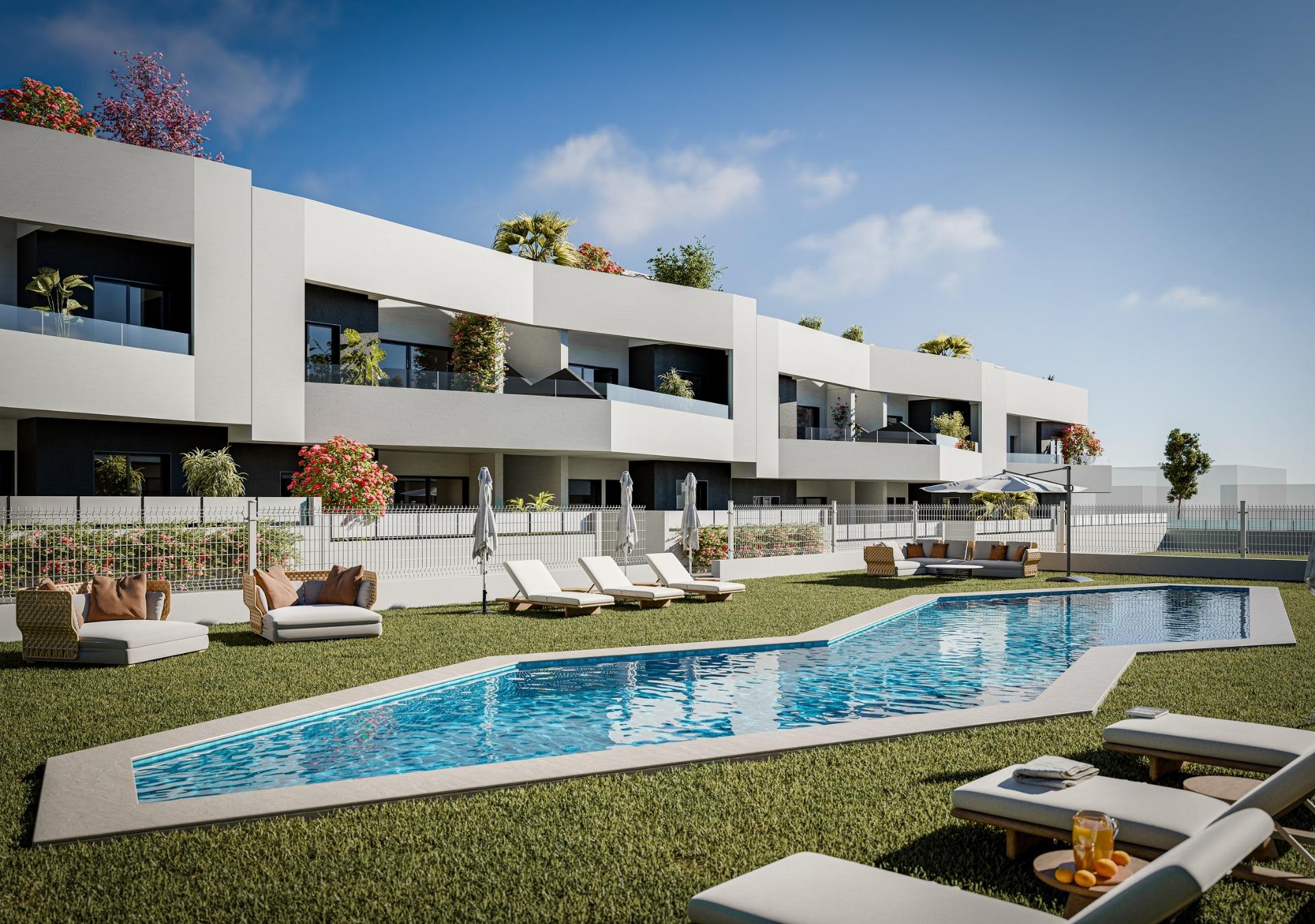 13-1 Modern, newly built bungalows in San Miguel de Salinas with 3 communal swimming pools